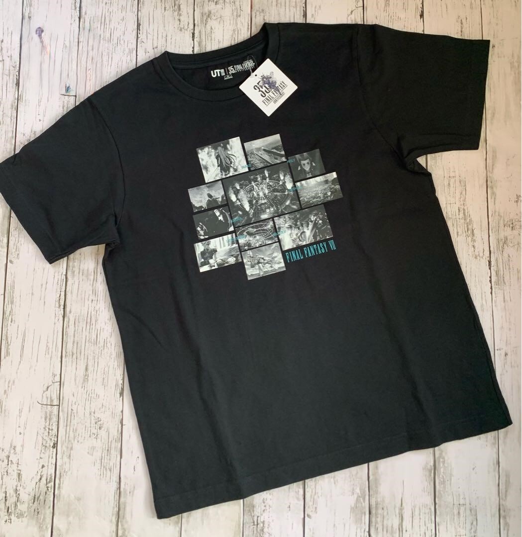 Final Fantasy VII FF7 x Uniqlo UT T shirt Size JP M (US S) Black