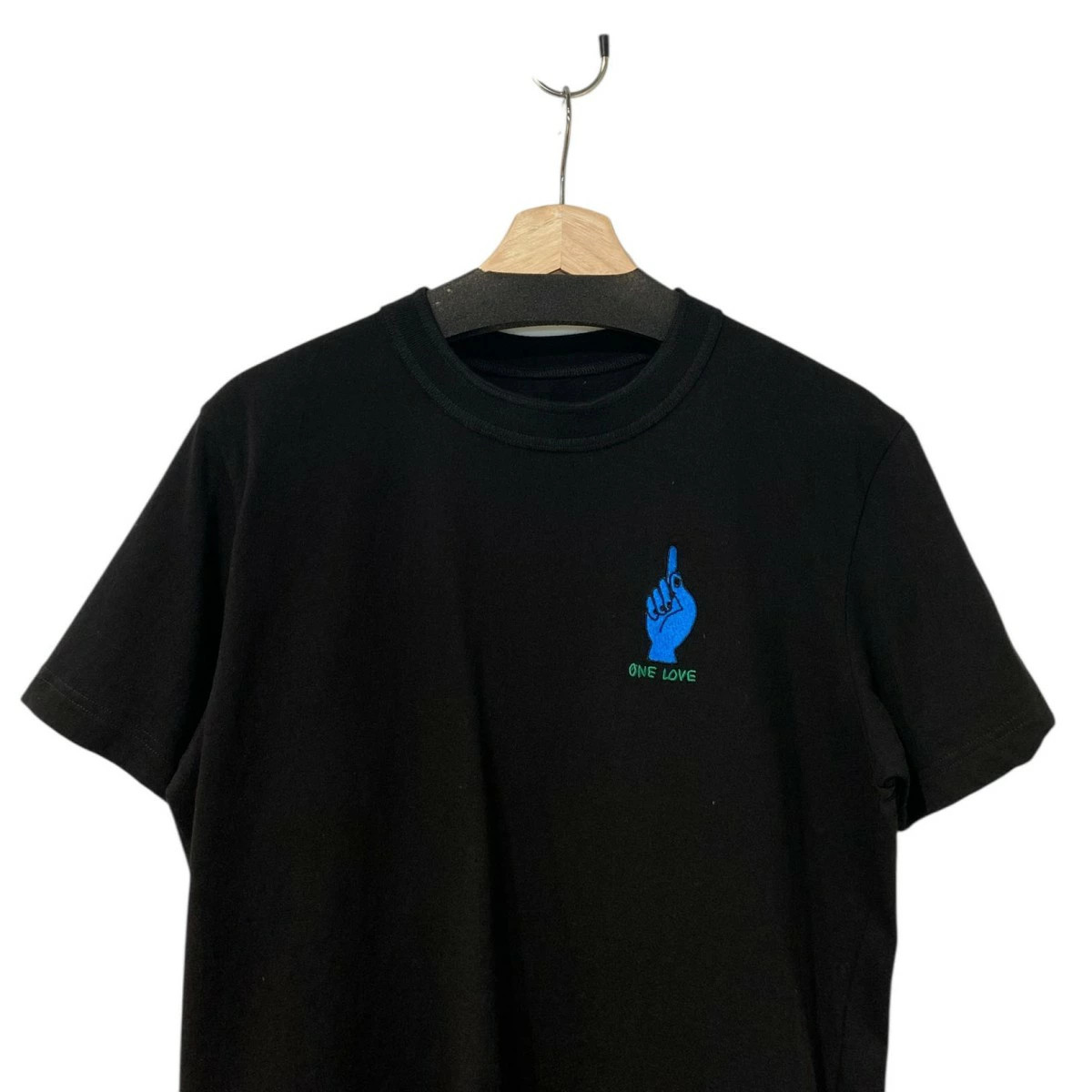 Sacai x Mark Gonzales Black T-Shirt 46cm (18in) Good Used Condition