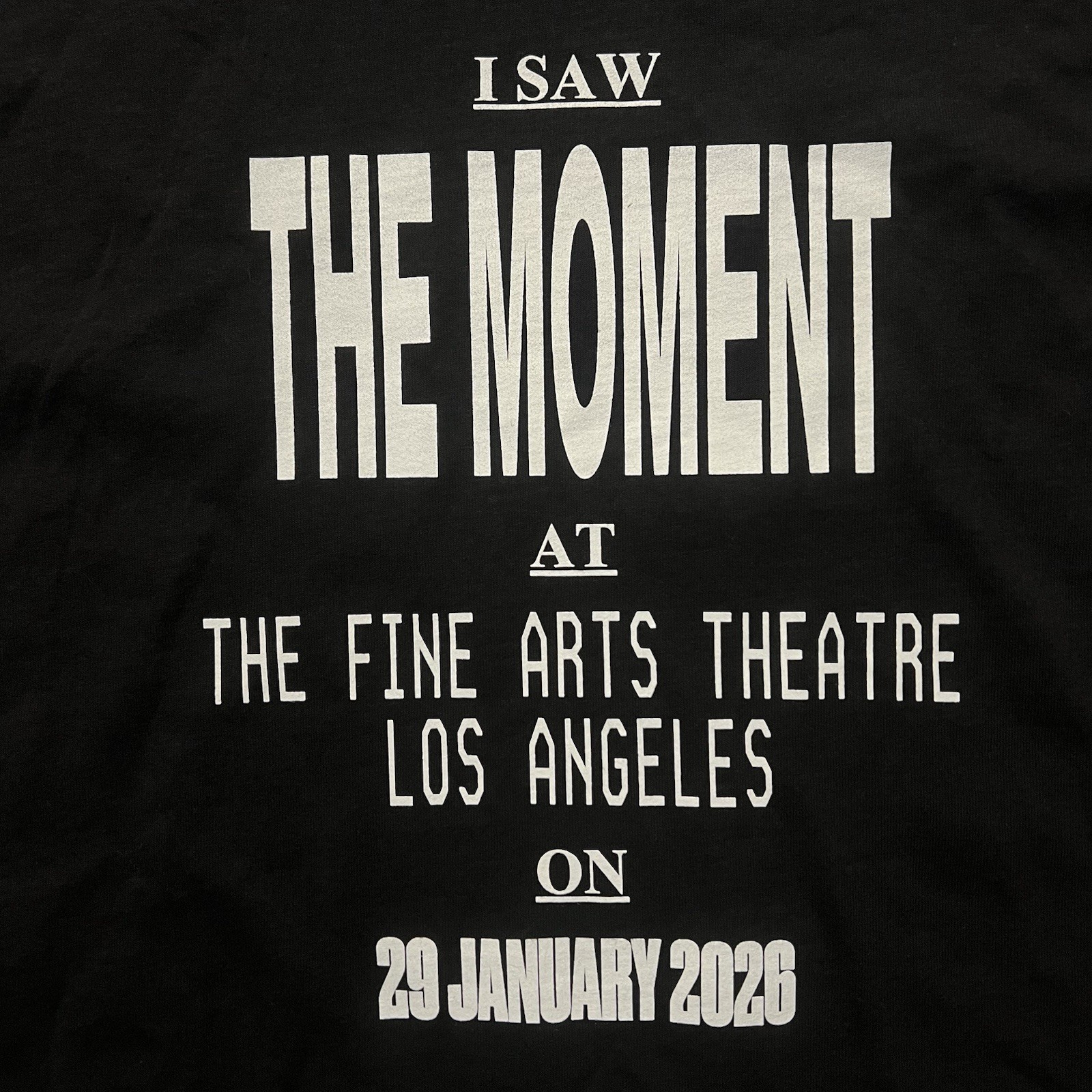 2026 A24 x Charli XCX “I saw the Moment” Movie Documentary Promo Merch T-Shirt L