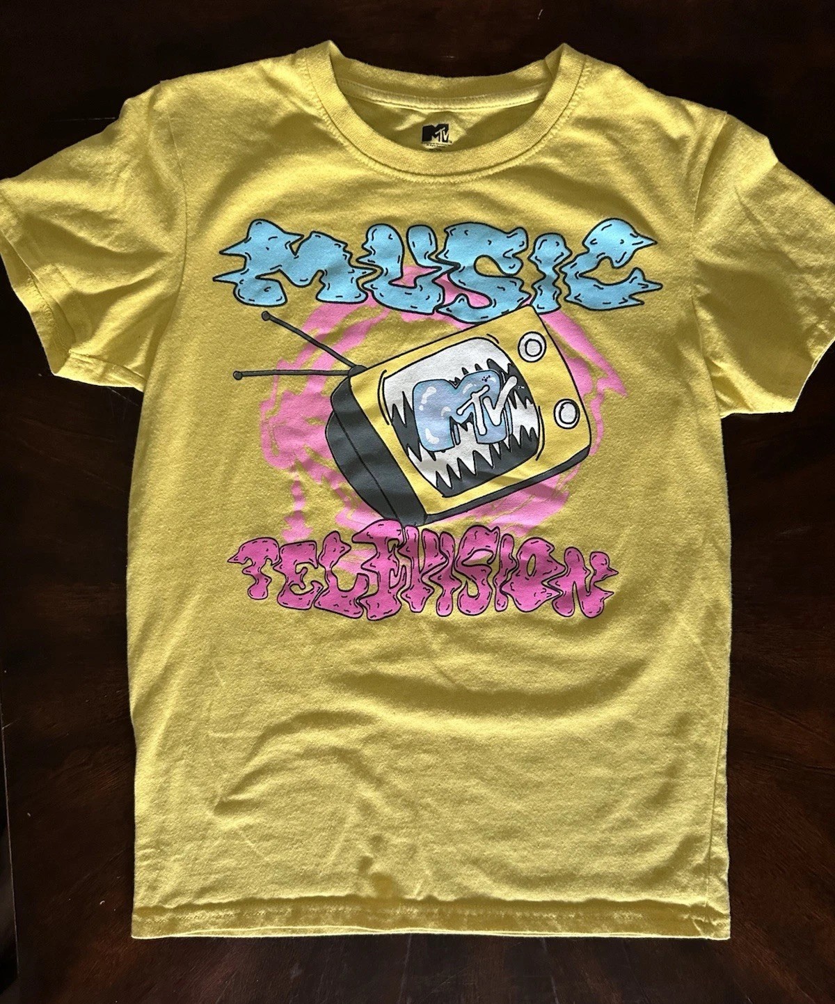 MTV Music Television Retro Logo T Shirt Size Small Music Art TV