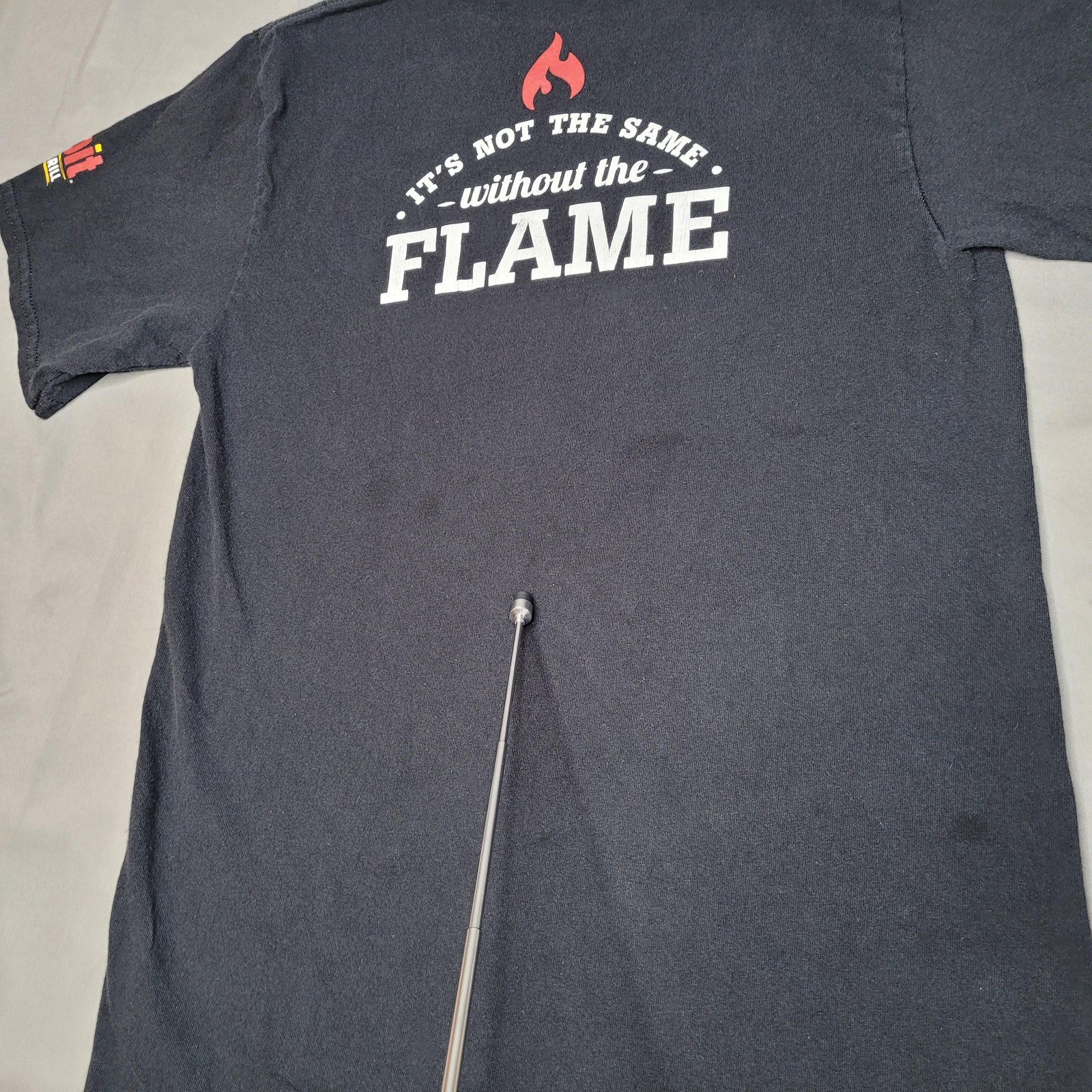 Habit Burger Grill Shirt Mens Small Black It&rsquo;s Not The Same Without The Flame