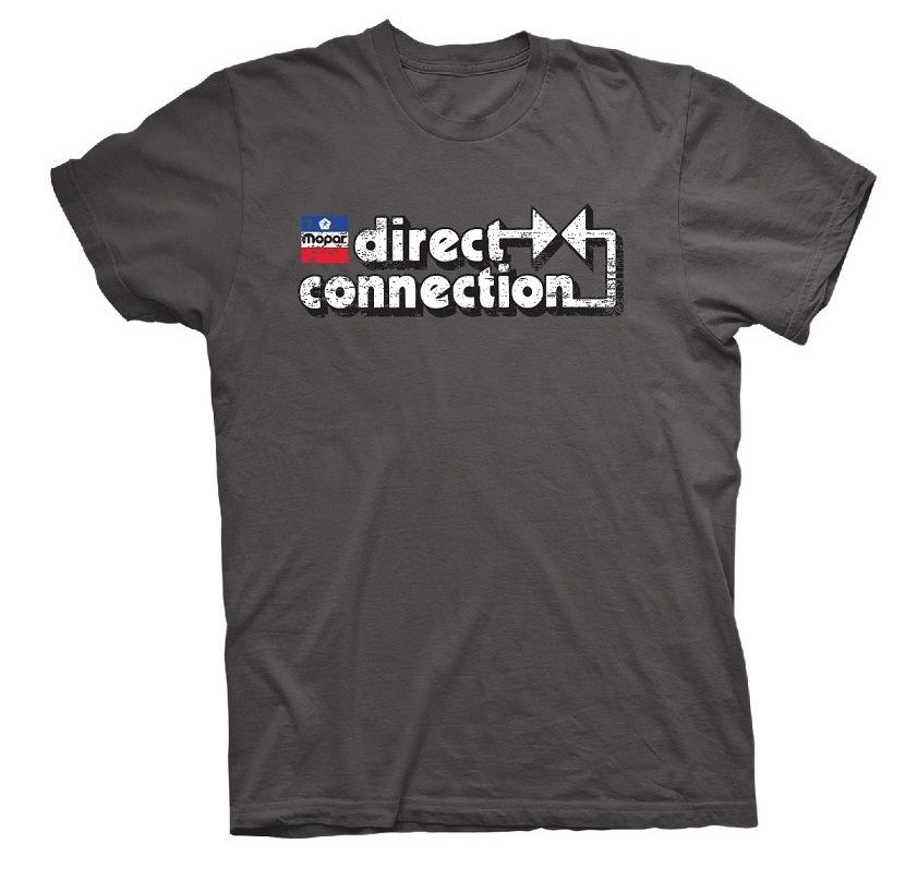 CHECKERED FLAG SPORTS MOPAR DIRECT CONNECTION MEN&rsquo;S CHARCOAL TEE SHIRT 99430