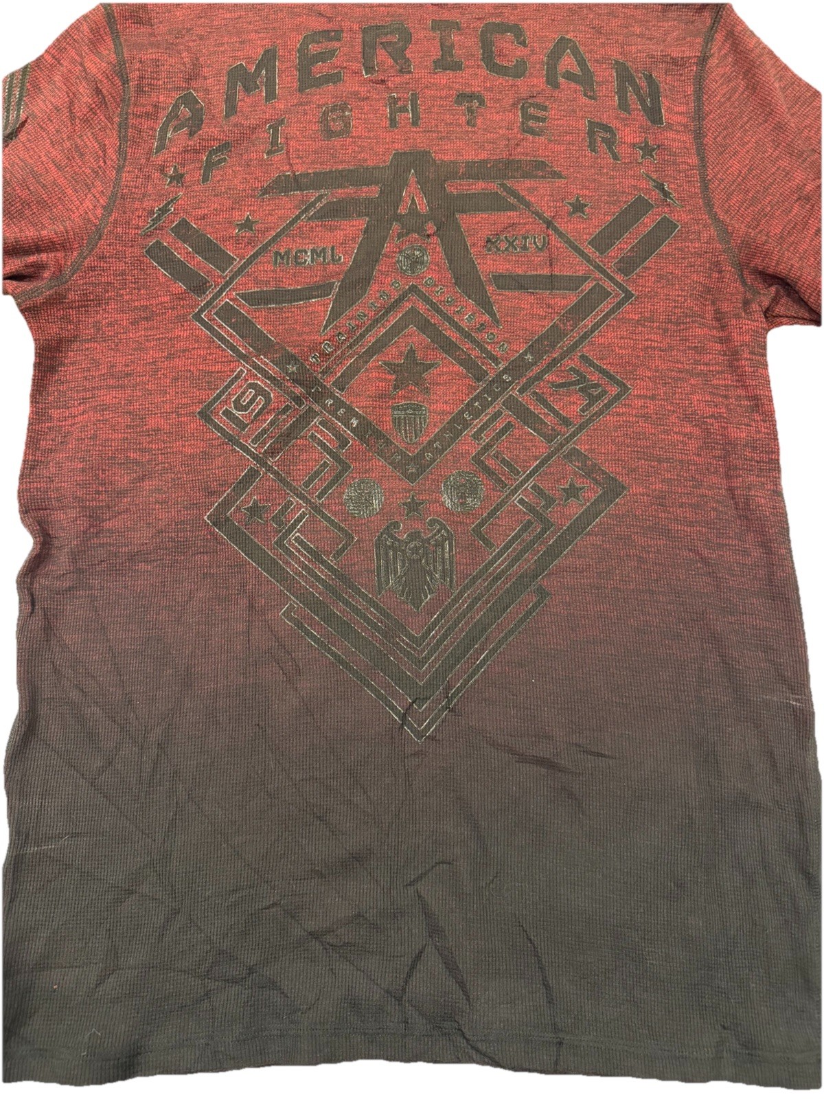 AMERICAN FIGHTER Men&rsquo;s L/S T-Shirt Men’s XL Designed for Buckle Athletic Biker