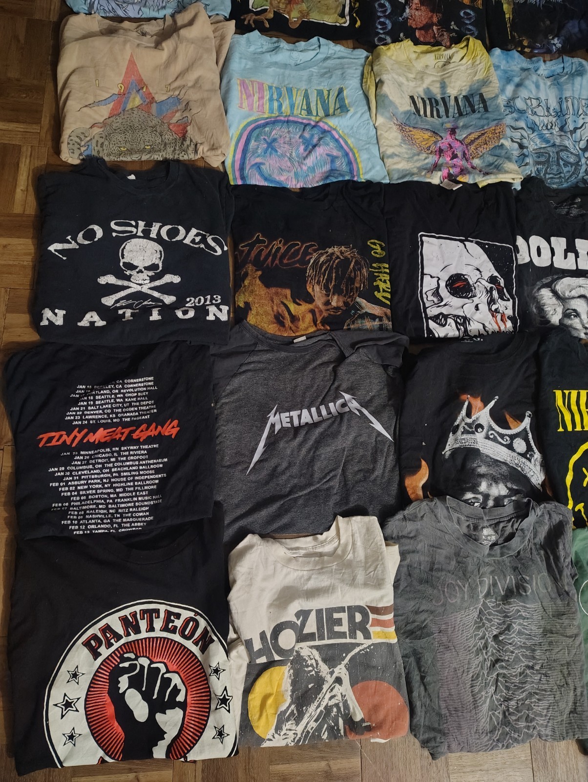 Bundle of 42 Band Tees Various Sizes Reseller Wholesale