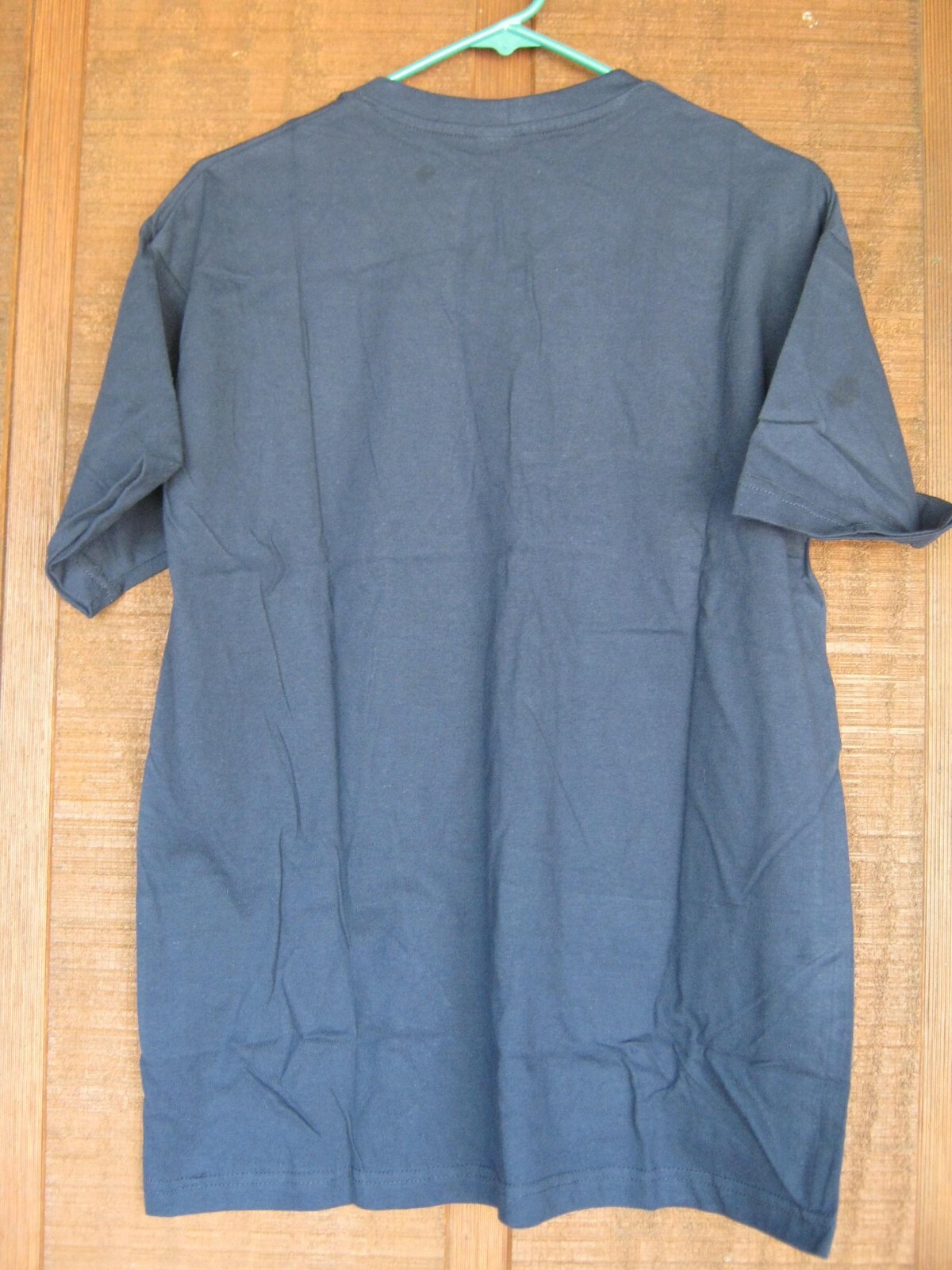 Gemrock Short Sleeve Plain Blue V T-shirt SunWear Fashion Large 100% Cotton