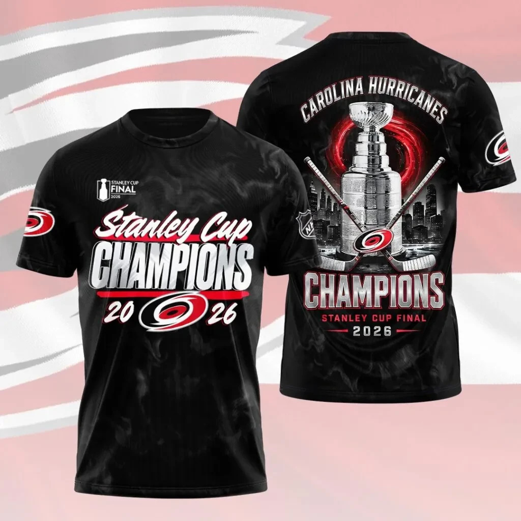 Hurricanes 2026 Stanley Cup Champions 3D Apparel