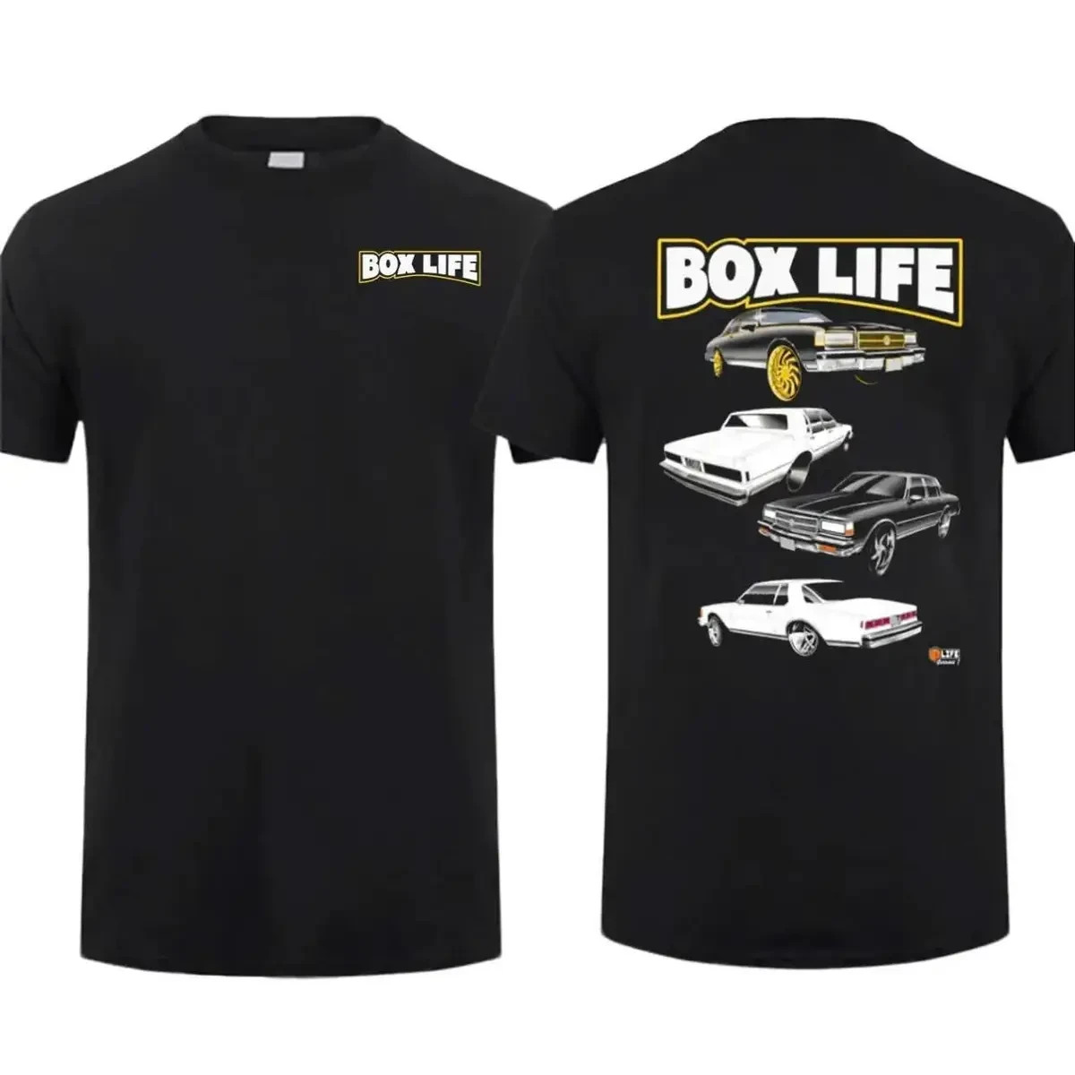 Box Life Retro Muscle Car Chevy Tee, Vintage Chevrolet Graphic T-Shirt