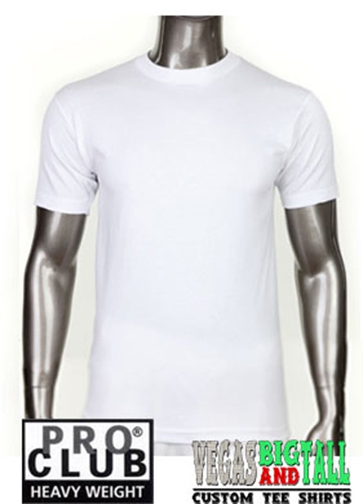 PRO CLUB MEN&rsquo;S BLANK SOLID HEAVYWEIGHT SHORT SLEEVE T-SHIRT PRO CLUB TEE S-10xL