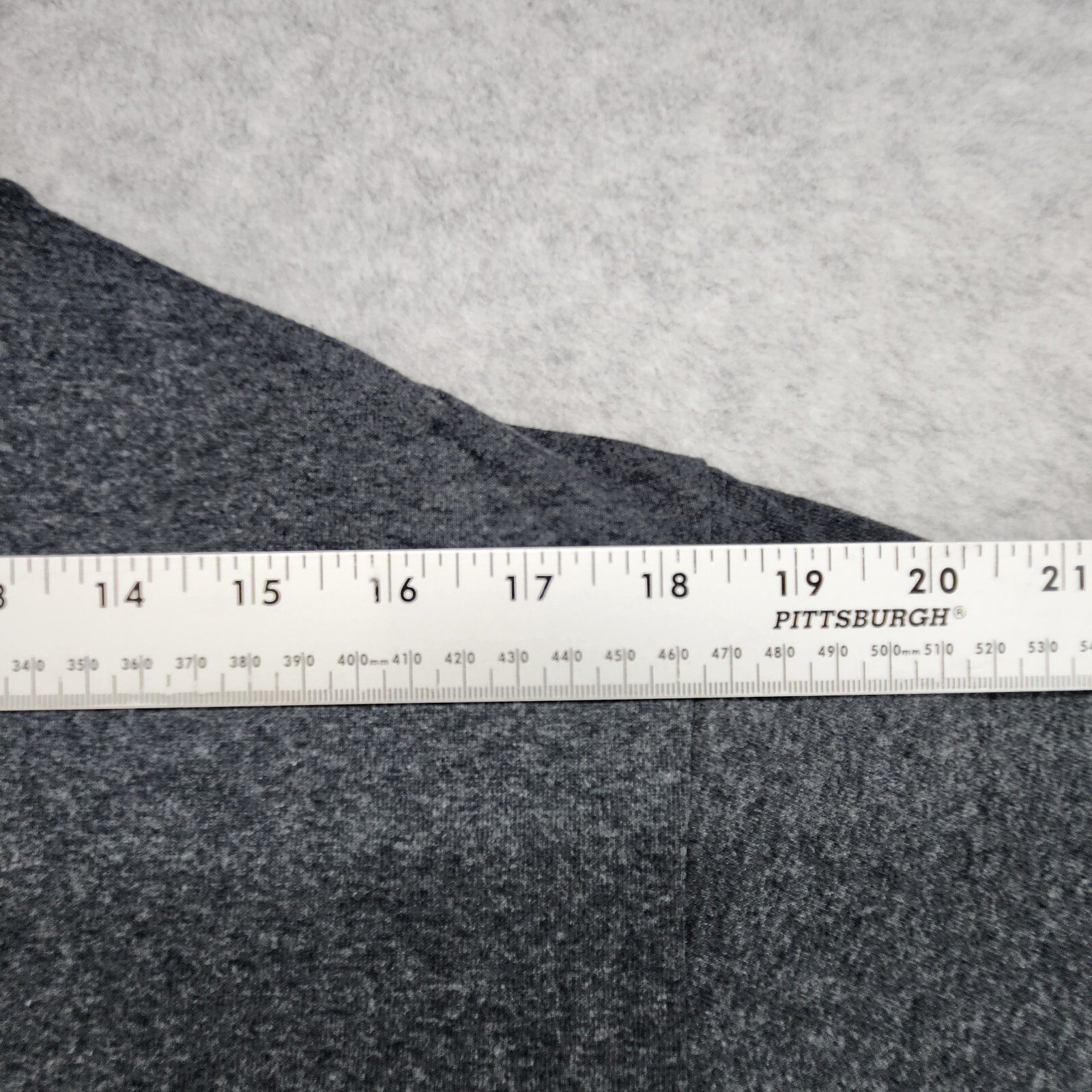 MV Sport T-Shirt Men&rsquo;s M Gray Solid Cotton Logo Crew-Neck Short Sleeves Pullover