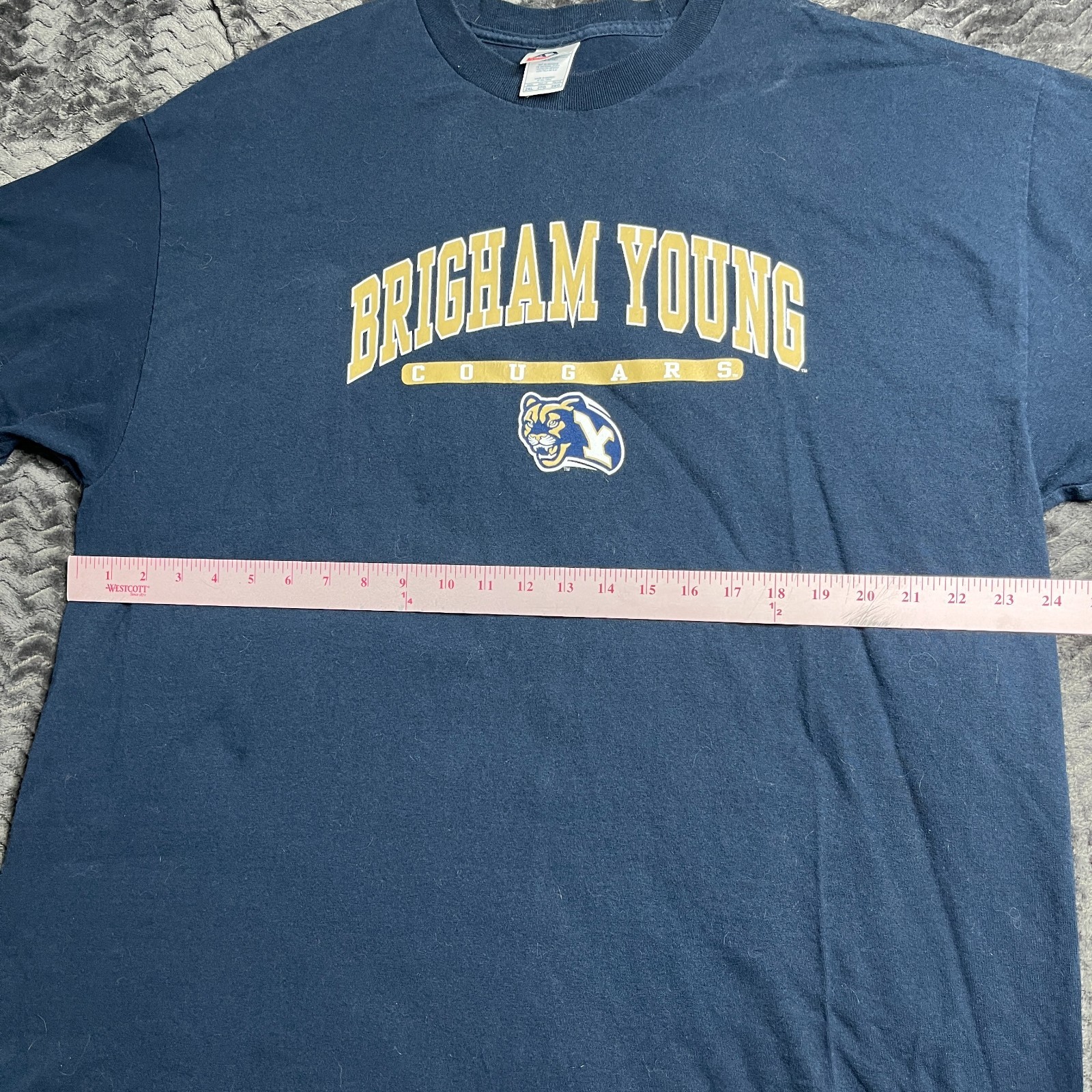 AAA Brigham Young Cougars navy T-shirt Men&rsquo;s size 2XL
