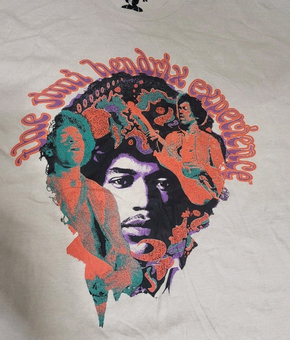 Authentic Hendrix XL The Jimi Hendrix Experience Graphic Print Unisex Tshirt NWT