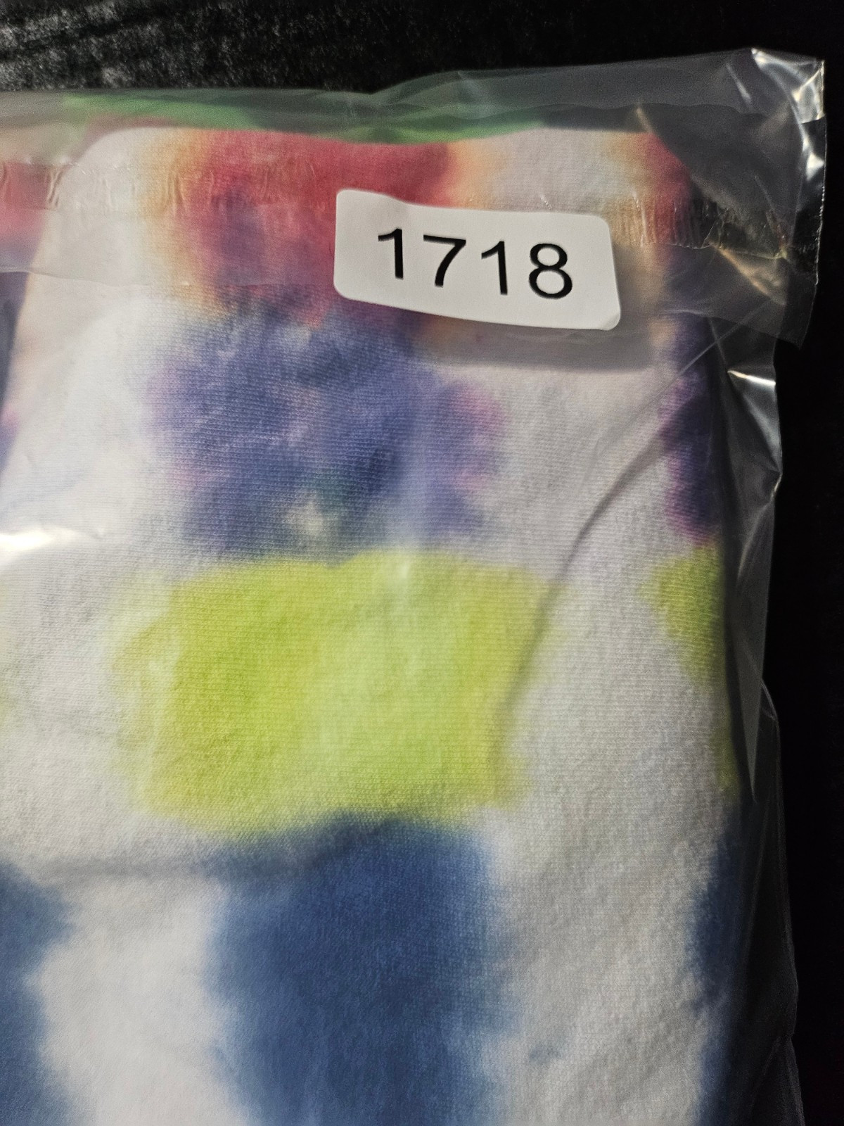 Tie Dyed Crew Neck T-Shirt Gildan Hand Made Unisex Size 2XL Y2K 70&rsquo;s Multicolor