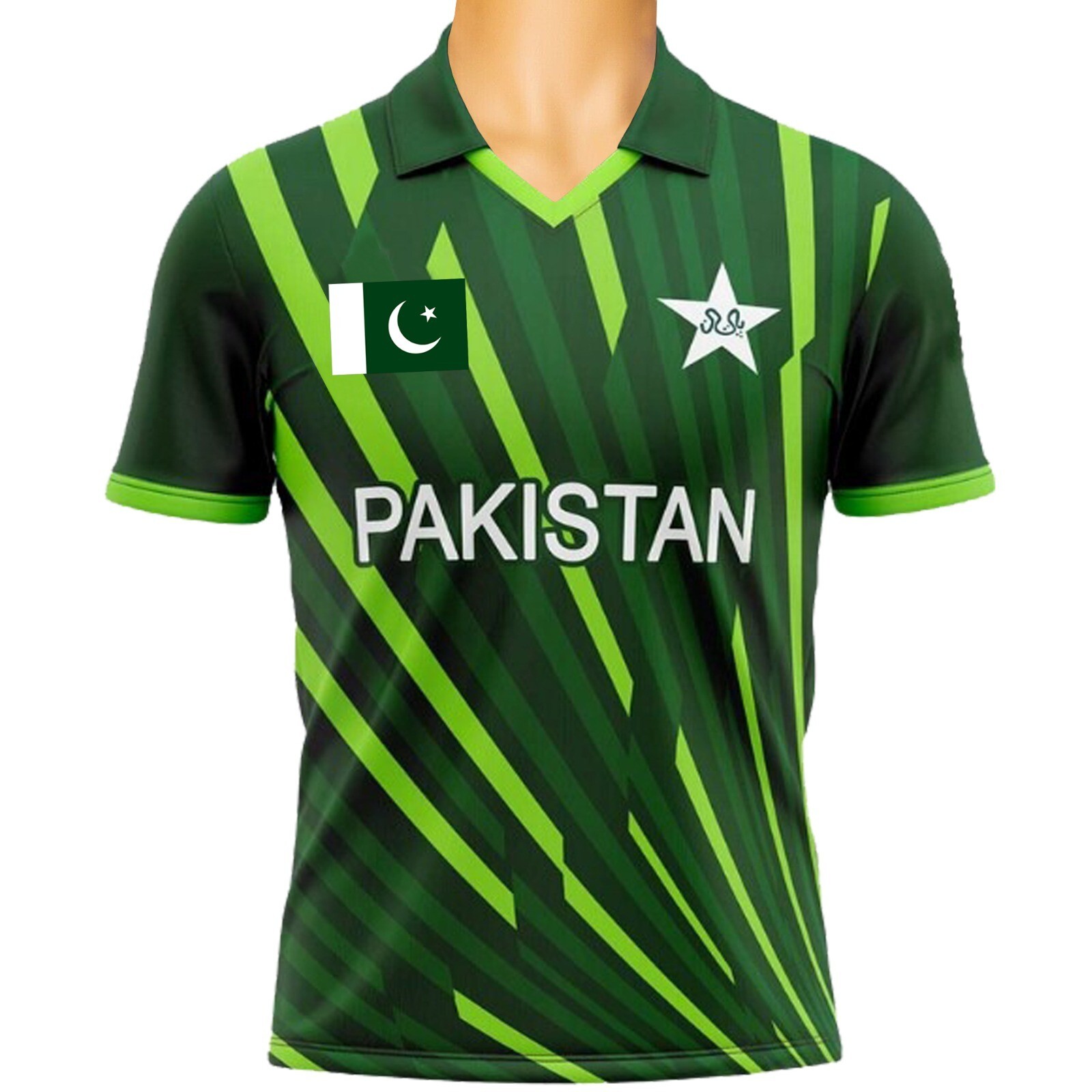 Pakistan Cricket T Shirt Jersey Unisex Adults Mens Sports Shirts Top ODI T20