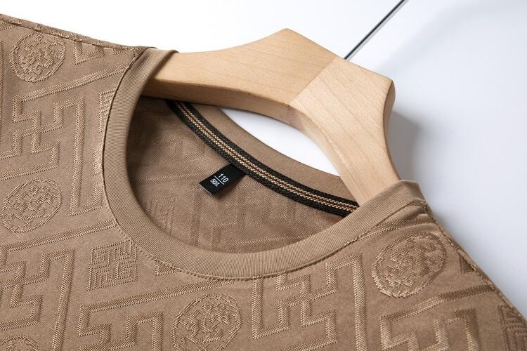 Men’s Breathable Ice Silk T-shirt Lightweight Summer Casual Designer Tee New
