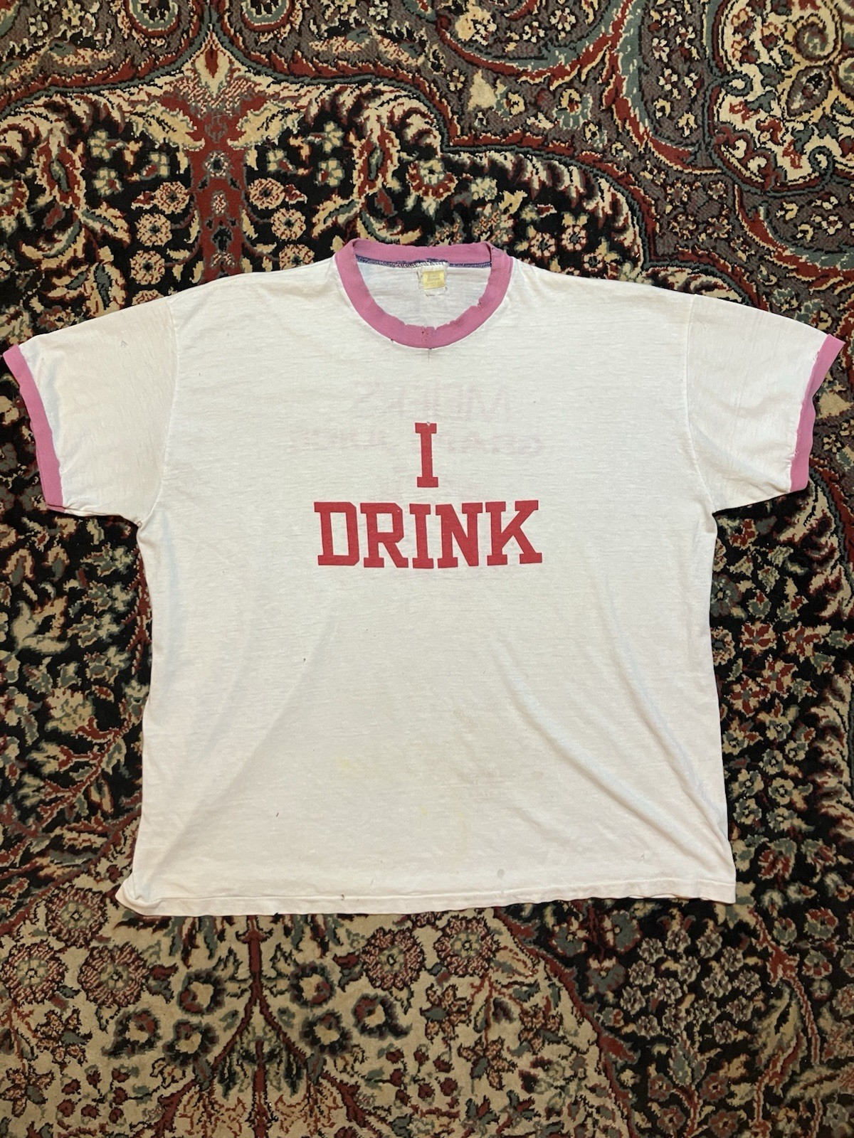 Vintage Meier’s Grape Juice Men’s T Shirt Size XL 22×24 Boxy Fit