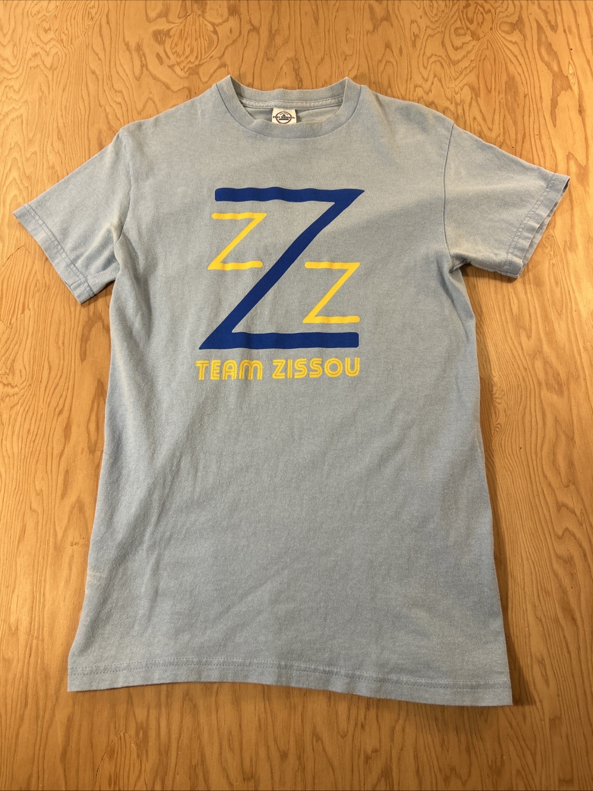 TEAM ZISSOU Vtg Life Aquatic Blue Graphic T-SHIRT Men&rsquo;s S