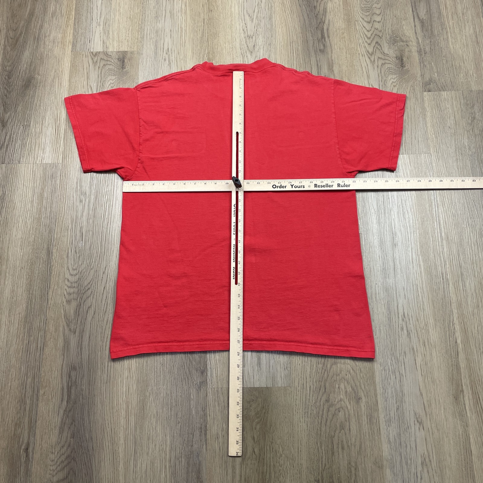Vintage Chaz Monkey Face Shirt Mens XL Red Fruit of the Loom Graphic Tee 90s
