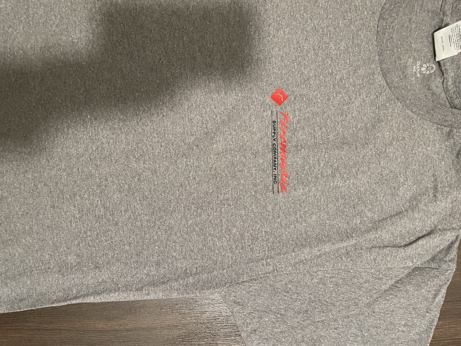 MENS FIREMATIC HURST JAWS OF LIFE GRAY HEATHERED TSHIRT SIZE LARGE