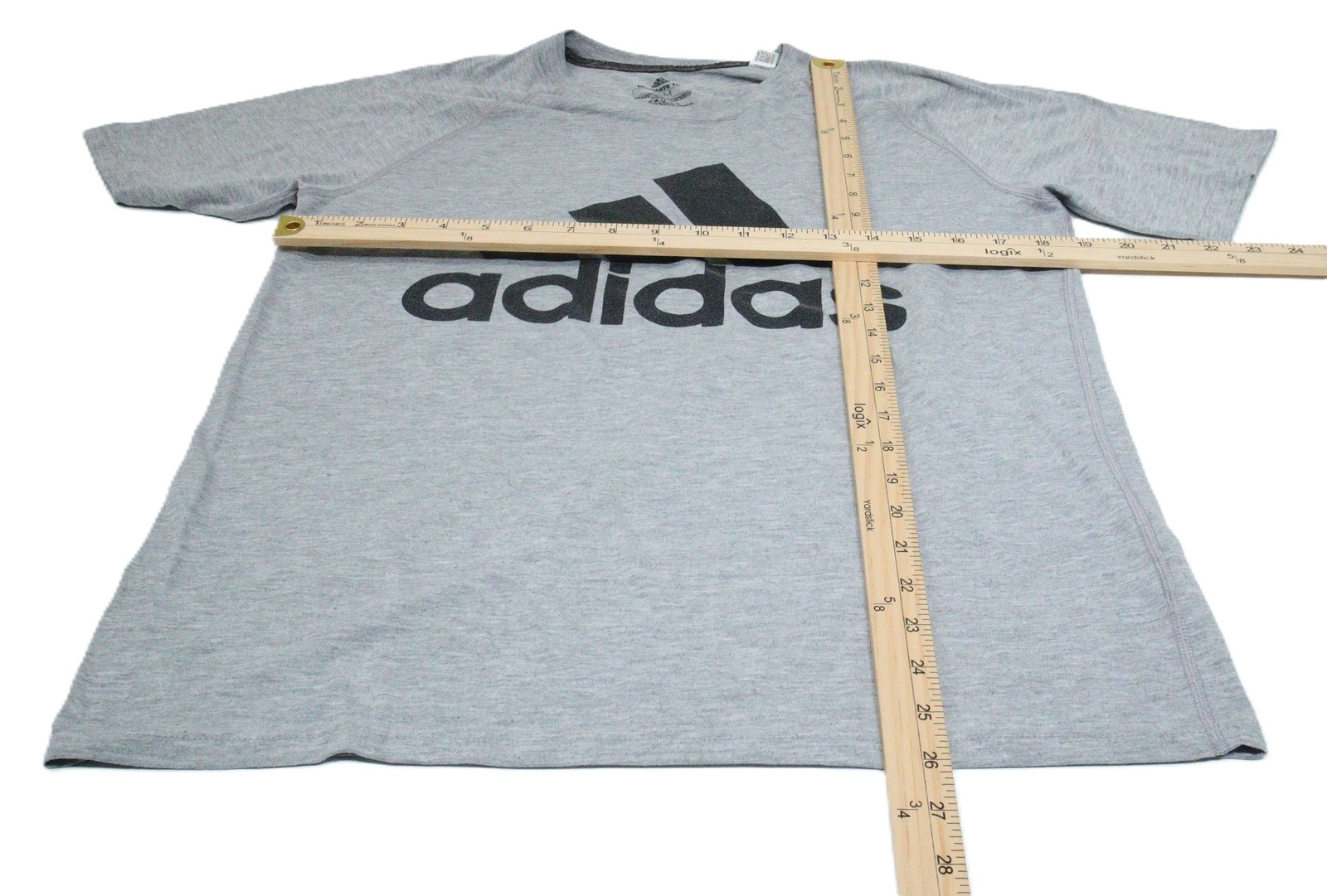 Adidas Ultimate Tee Men&rsquo;s M/M Grey Short Sleeve Crew Neck Logo T-Shirt T0492