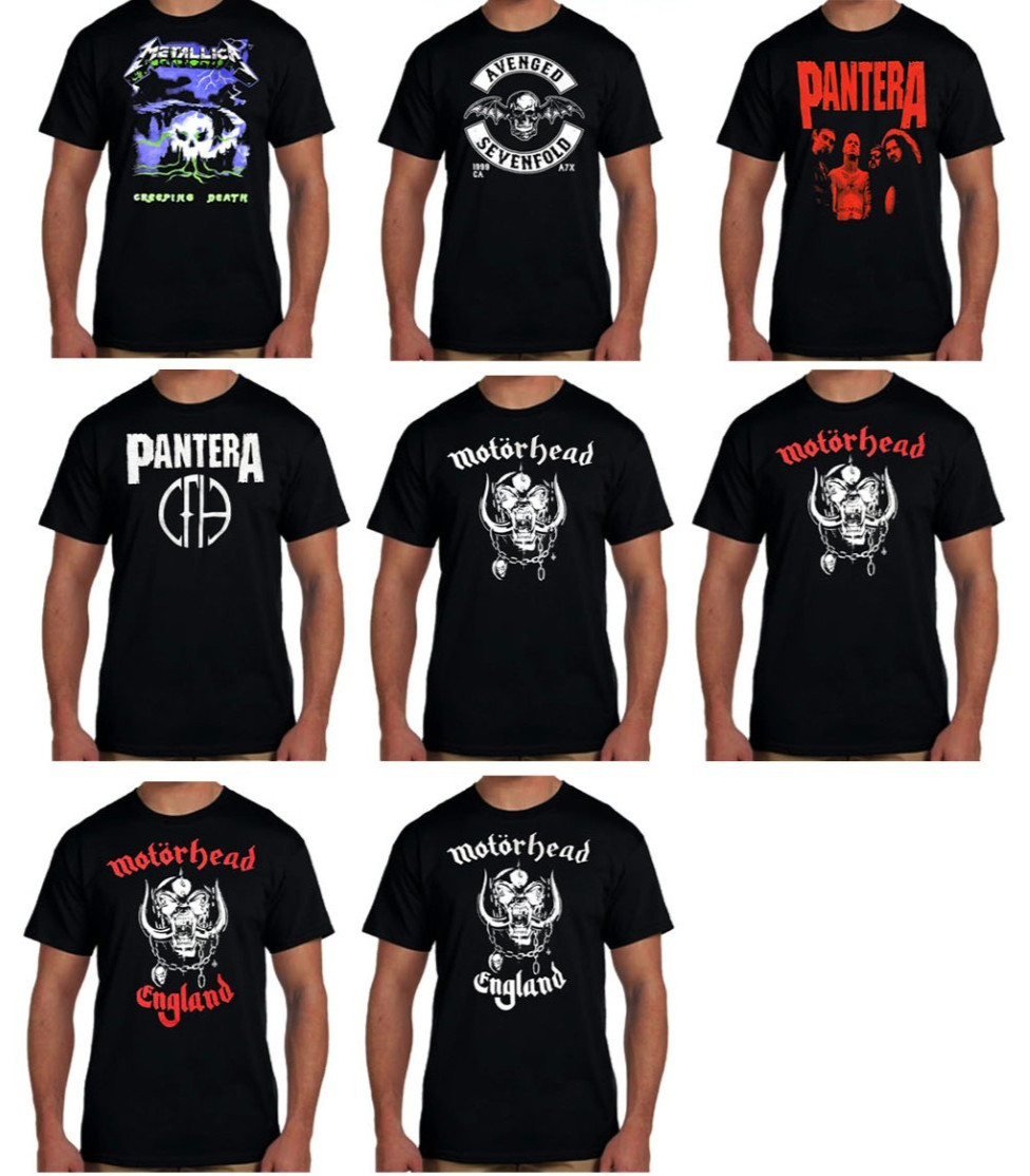 Metallica Creeping Death Heavy Metal Band Men&rsquo;s Black T Shirt (Multiple Designs)