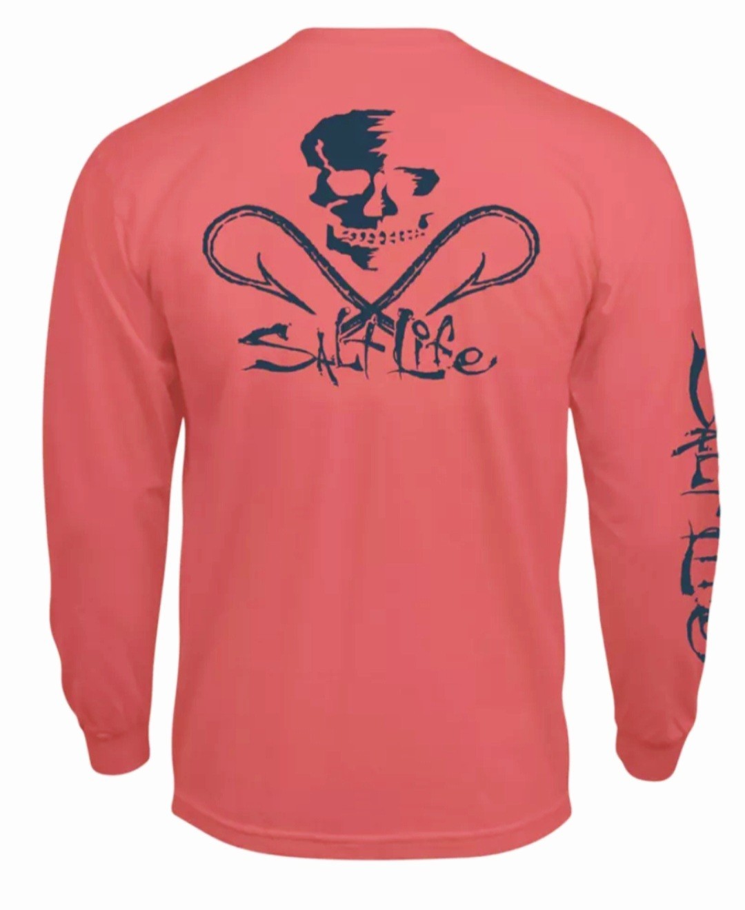 Salt Life Men&rsquo;s « Skull and Hooks », Long Sleeve Graphic T-Shirt, Med,Lg, XL, 2XL