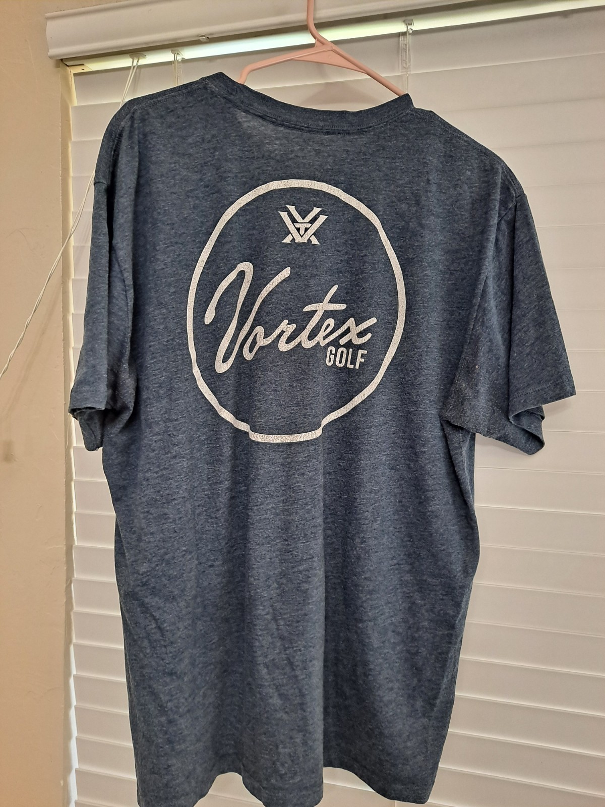 Vortex Optics Golf Men&rsquo;s XL Heather&rsquo;s Steel Blue Super Soft Shirt