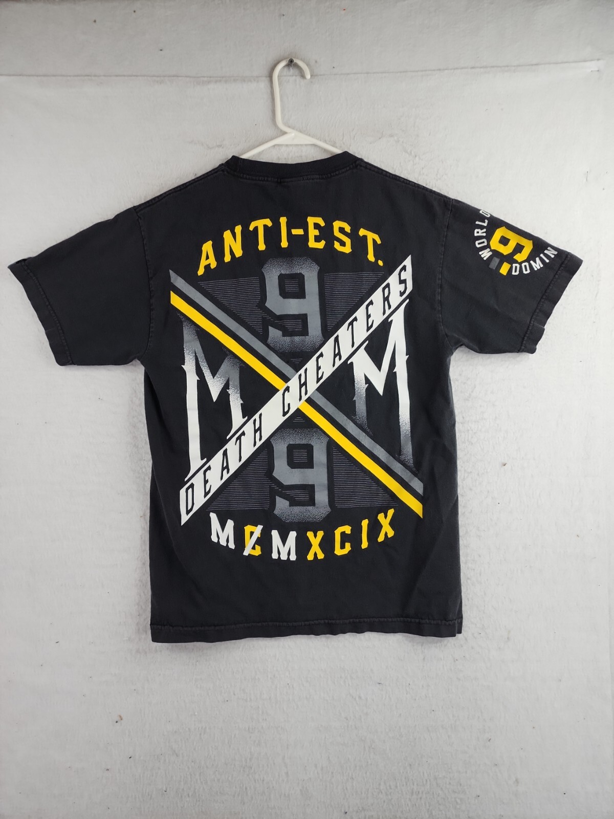 1999 Metal Mulisha Death Cheaters Graphic Logo Black T-shirt Mens Medium