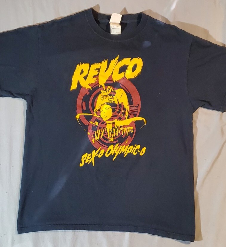 Vintage 90s Revolting Cocks Shirt REVCO Industrial Ministry Sz Lg Al Jorgensen