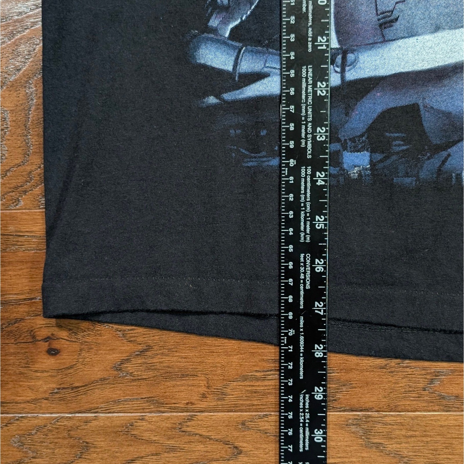 Ghost in the Shell Anime Reprint T-Shirt Tultex Black L 21.5×27 Motoko Kusanagi