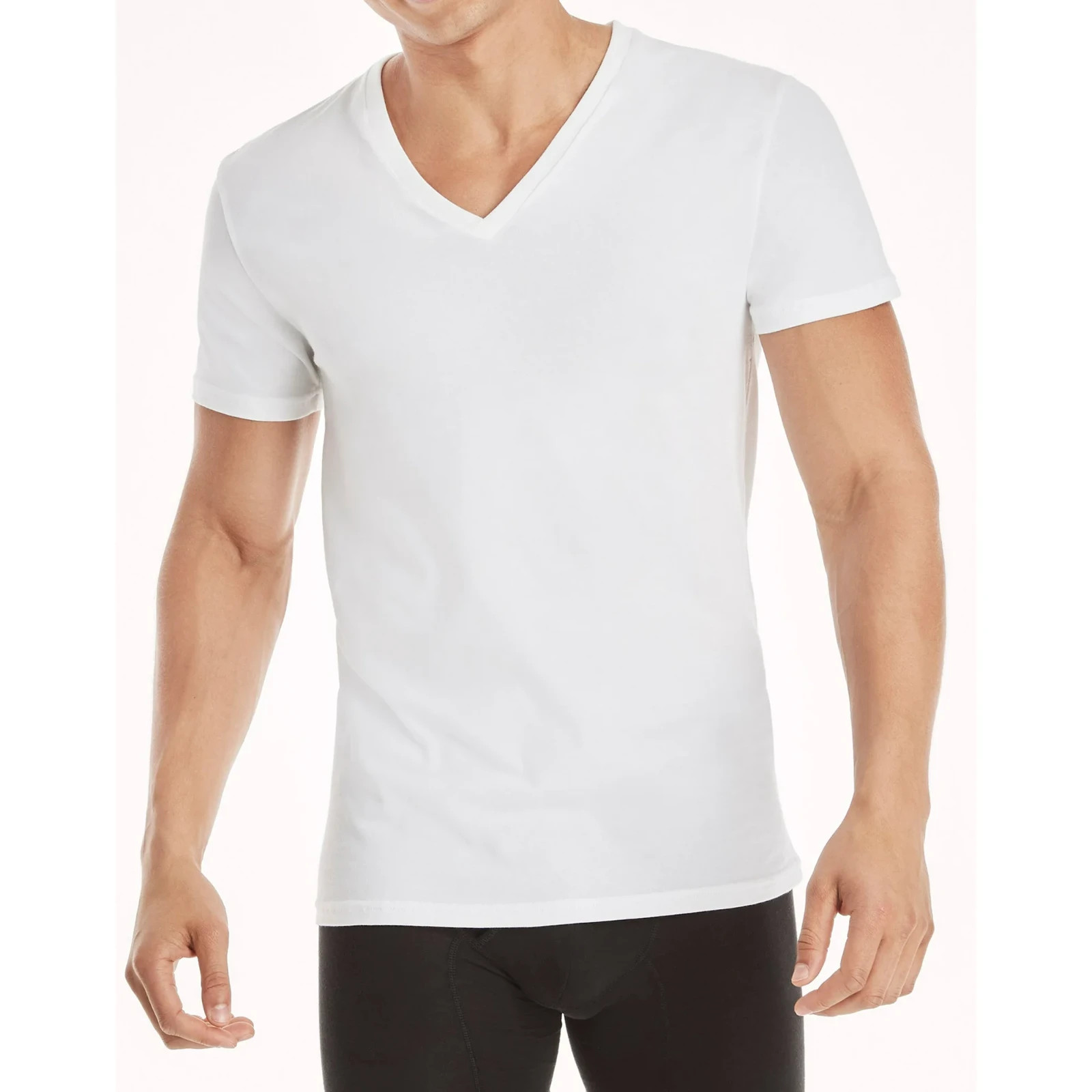 Hanes® Ultimate®Men&rsquo;s 4-Pack X-Temp Mesh V-neck Tee « SPORT-TAGLESS®-KEEPS-COOL »