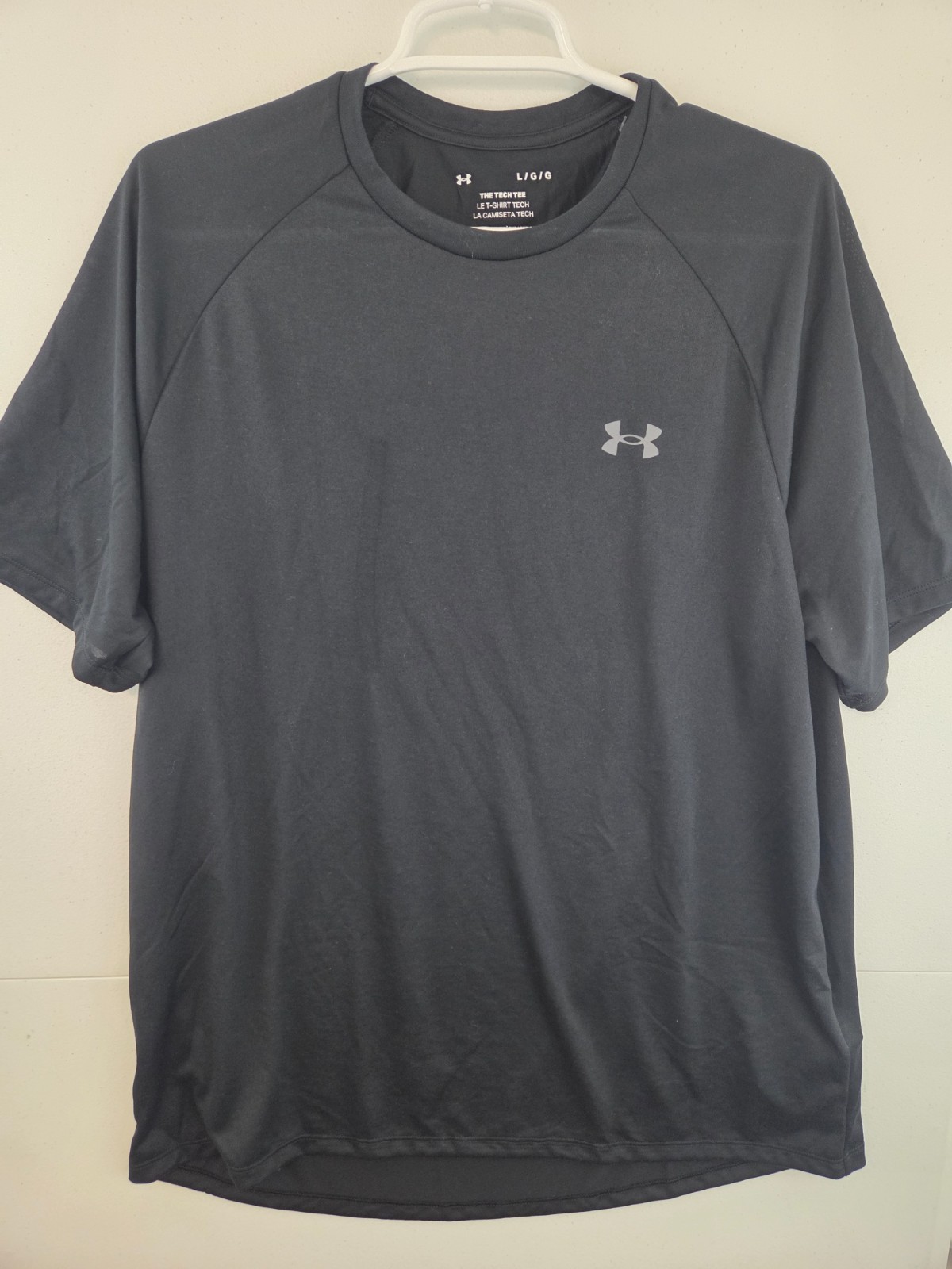 Under Armour 1326413 UA Men&rsquo;s Large TECH 2.0 Short Sleeve Black Athletic T-Shirt