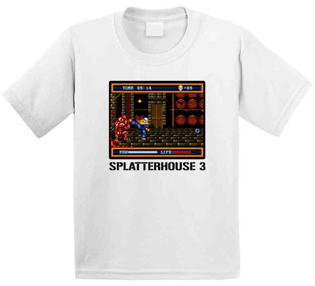 Splatterhouse 3 Video Game Classic Retro Fan T Shirt