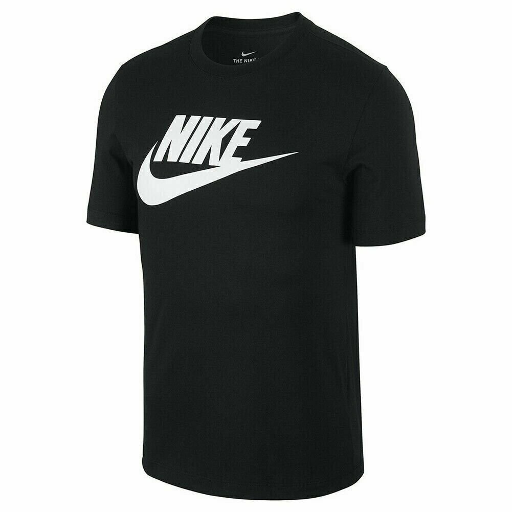 Nike Men&rsquo;s Athletic Wear Short Sleeve Logo Swoosh Printed Gym Active T-Shirt
