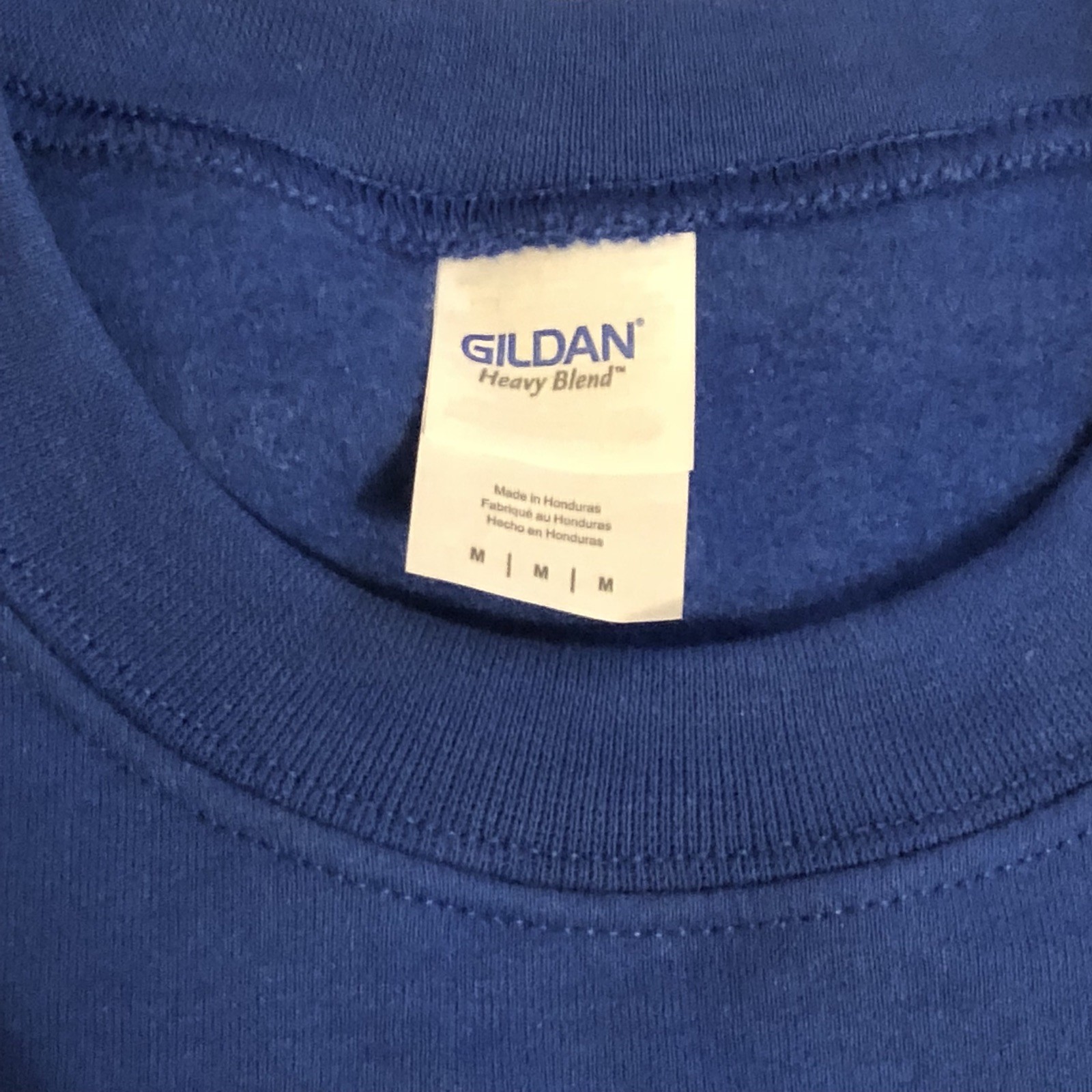 NEW Royal Blue Sweatshirt With Vintage Duster Car Design By Maddmax Car Art Sz M