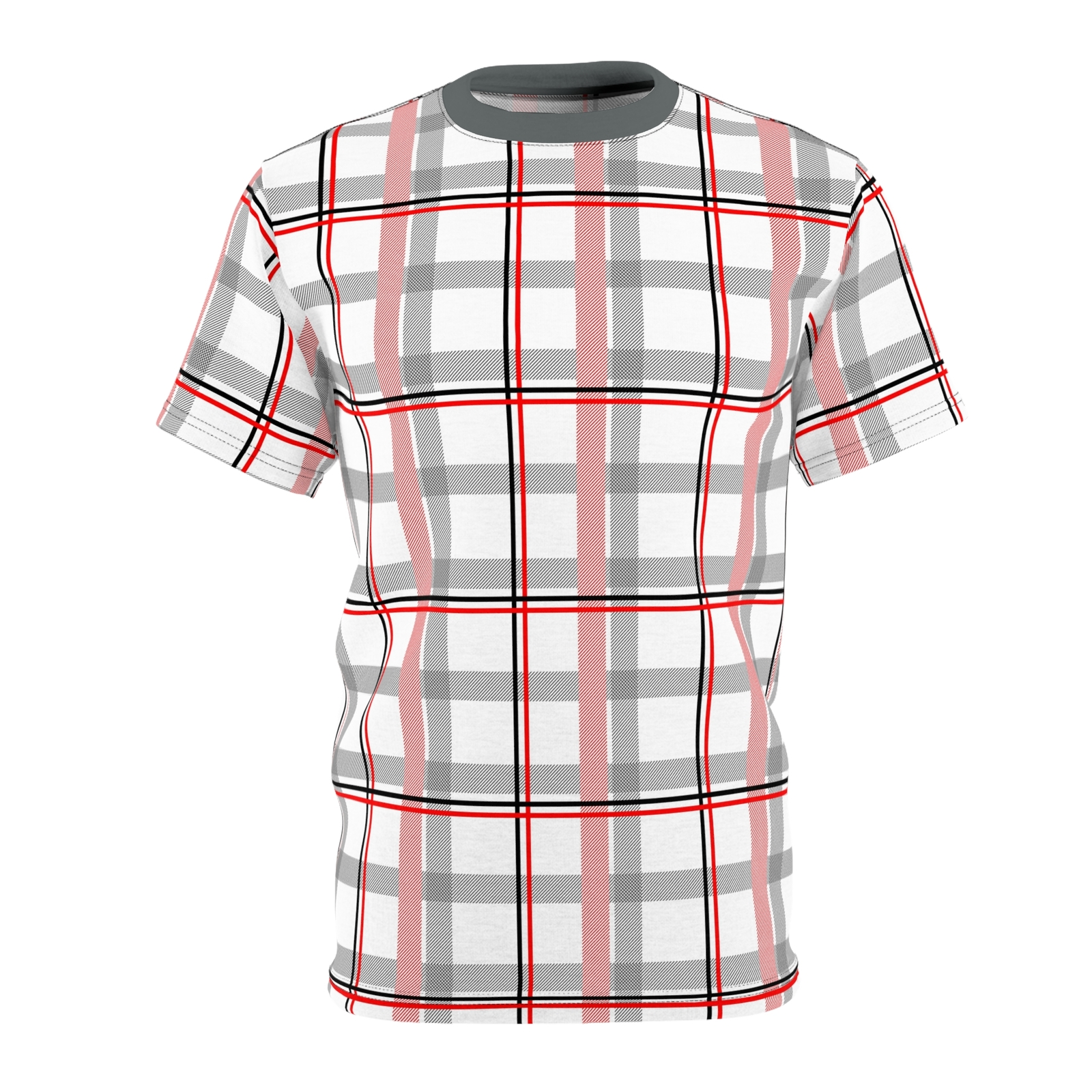 Unisex Cut & Sew Tee (AOP) : FLannel pattern 15