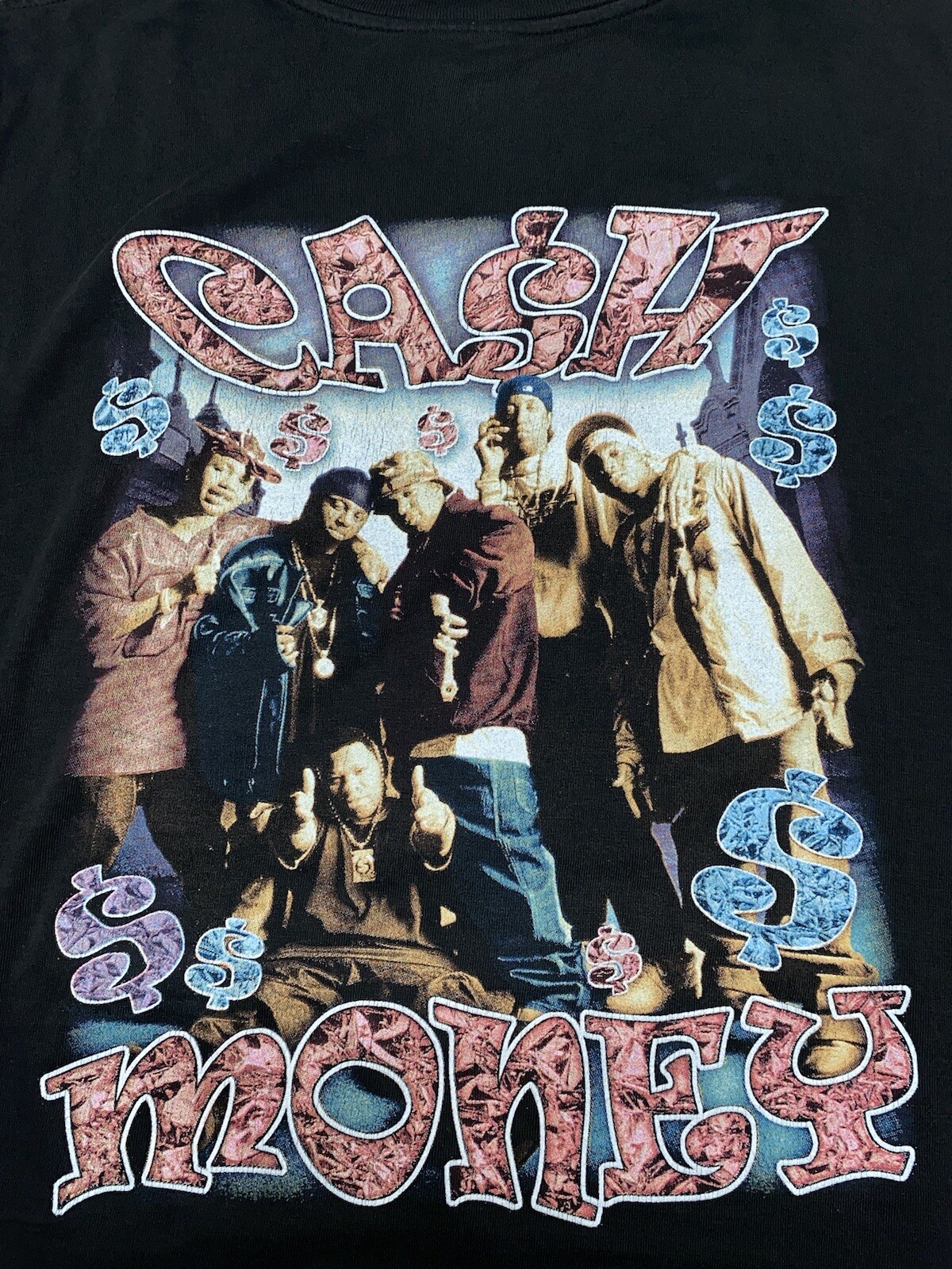 Vintage 90s JUVENILE Back That Thang Up Bootleg Rap XL Cash Money Records Rare