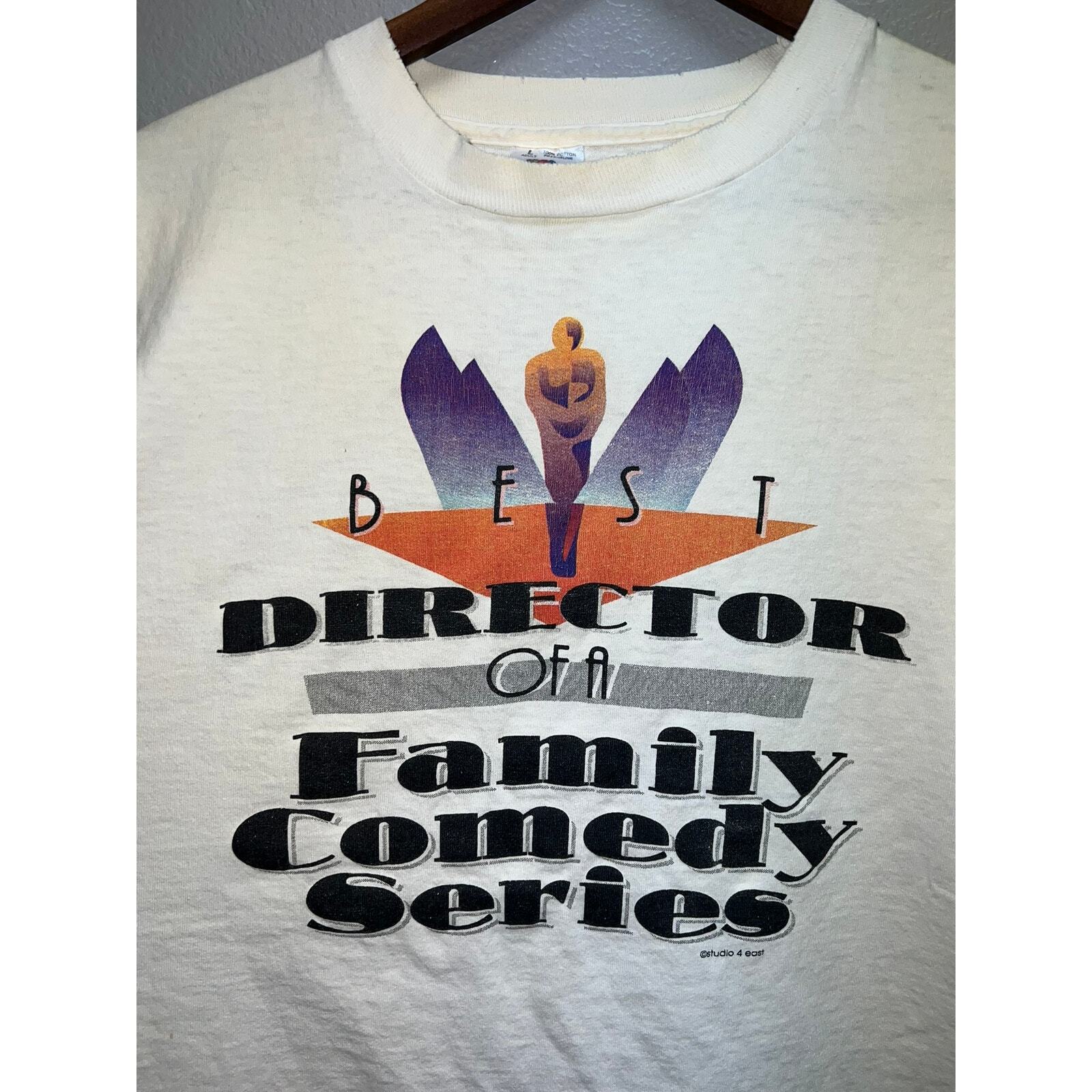 90s Vintage Best Director Of A Family Comedy Series Shirt 1990s Large White