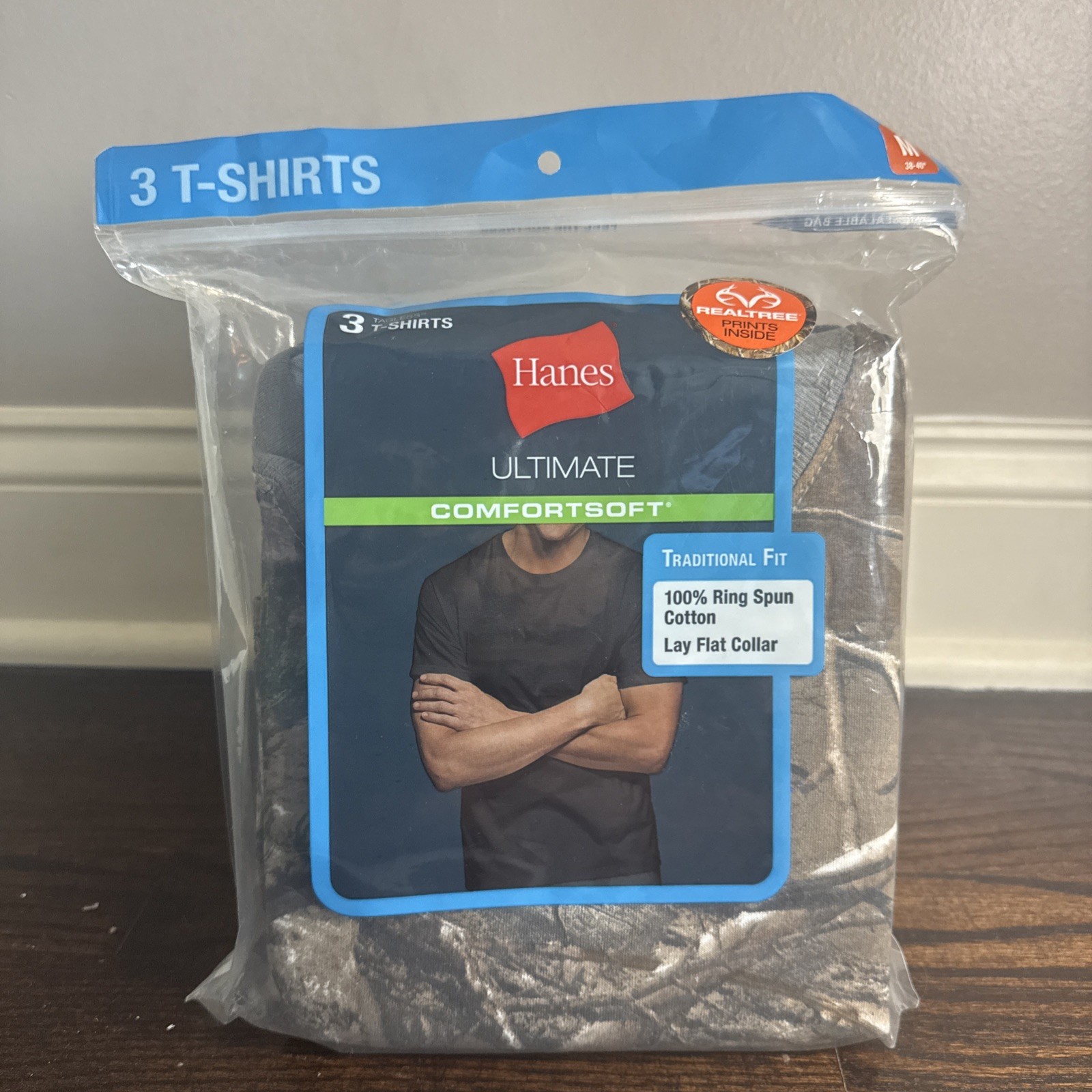 Hanes ComfortSoft Crewneck Tagless Men&rsquo;s T-shirt Variety Pack Size Medium