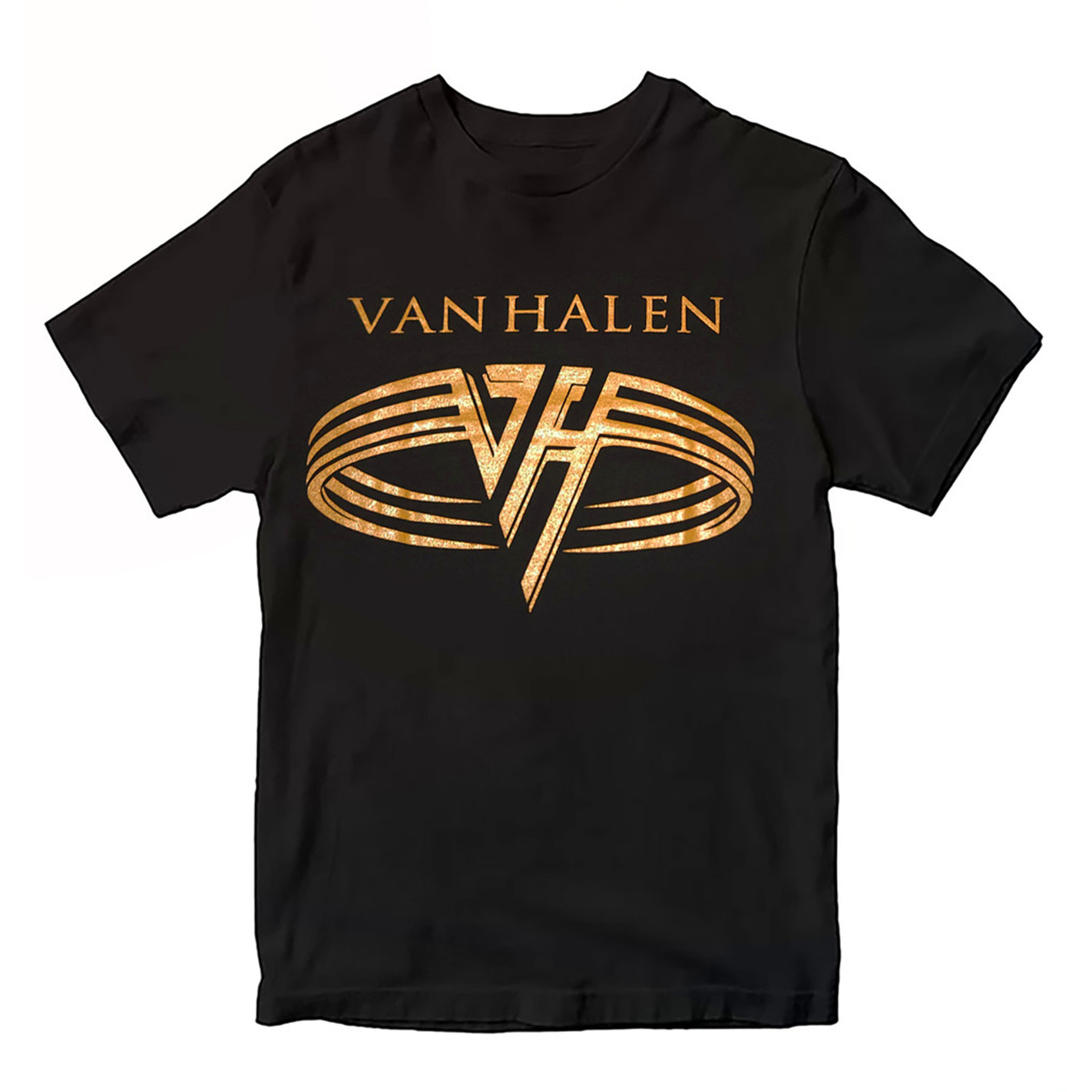 Van Halen Logo Original Rock Black Unisex T-shirt Size S-5XL