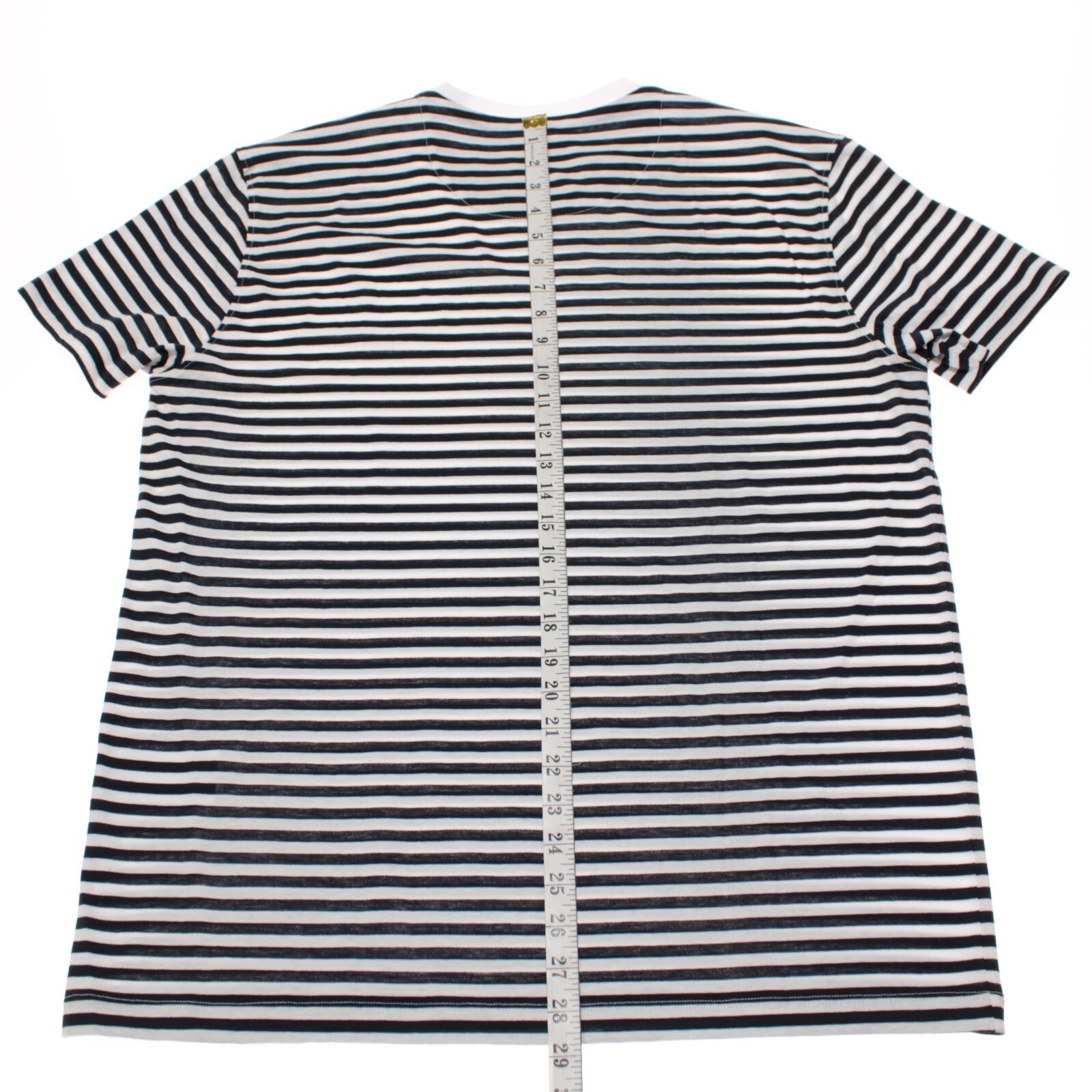 PT Torino NWT Crew Neck T Shirt Size 52 L US In Navy Blue & White Stripes
