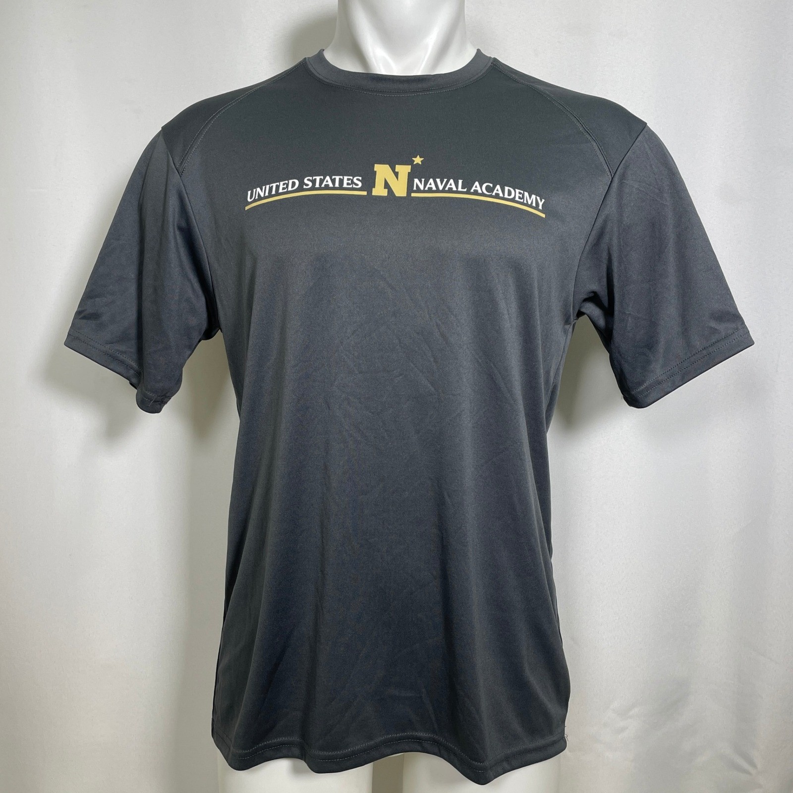 USNA United States Naval Academy Badger Sport Athletic Grey T-Shirt Men&rsquo;s MEDIUM