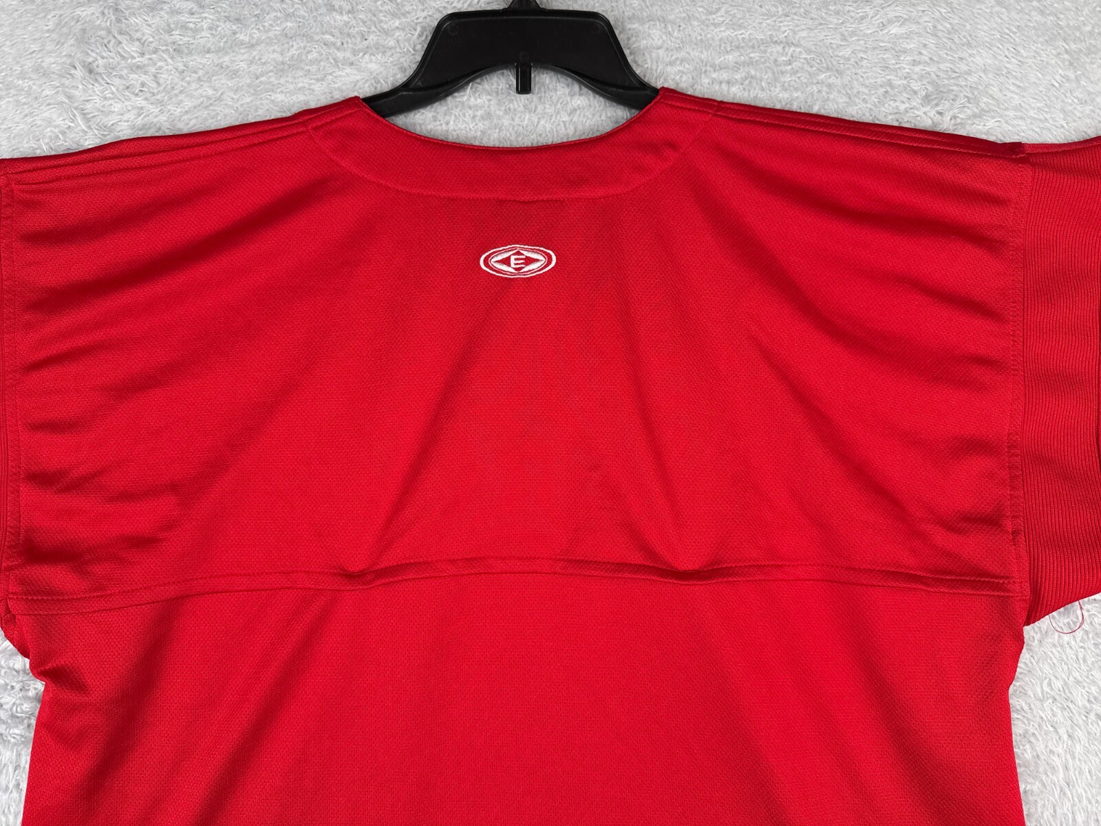 Easton Shirt Adult Large Red 1/4 Zip Baseball Sport Warmup Waist Drawstring