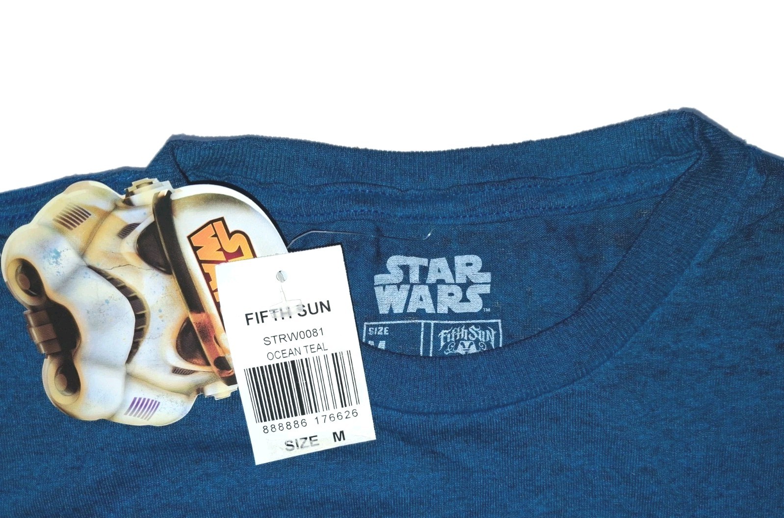 Star Wars Fifth Sun Disney Ocean Teal Tee Shirt Size Medium