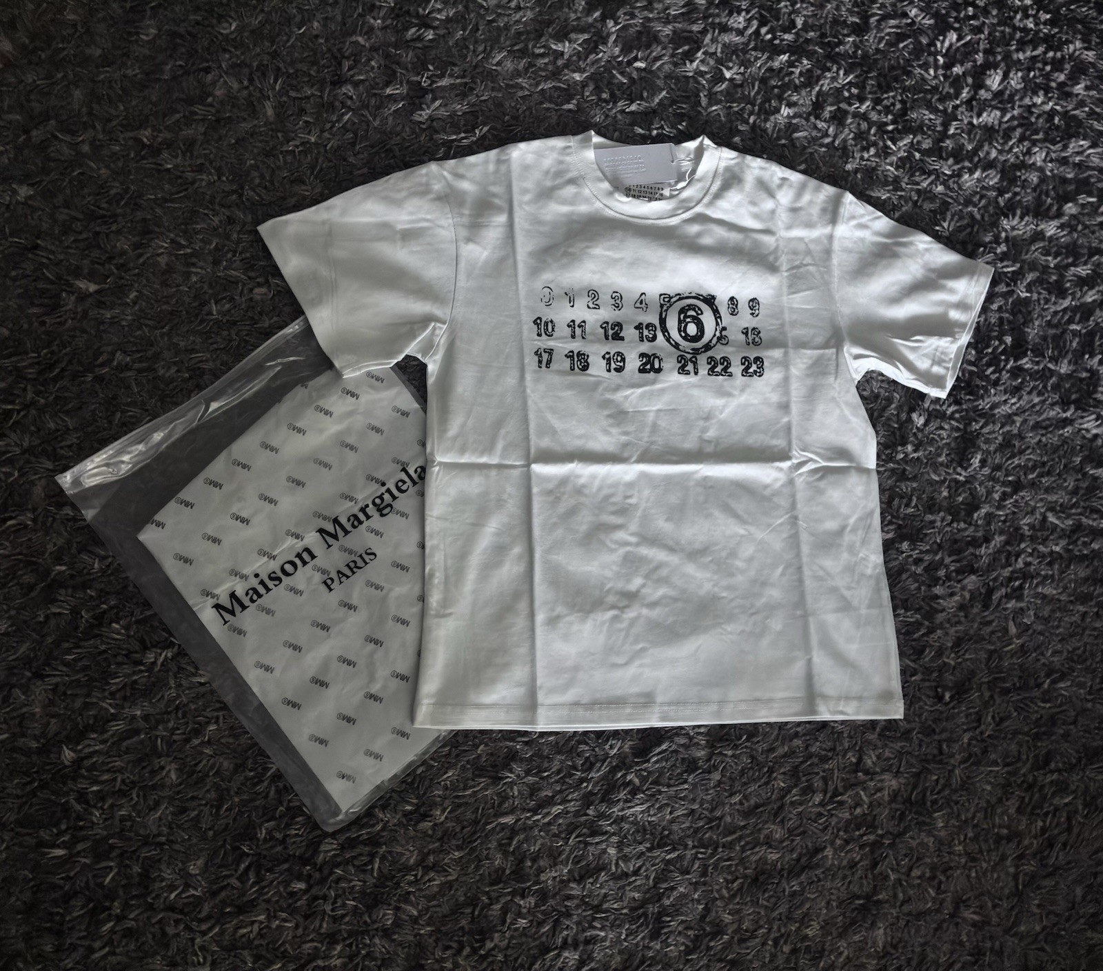 Maison Margiela White T-Shirt Size Small