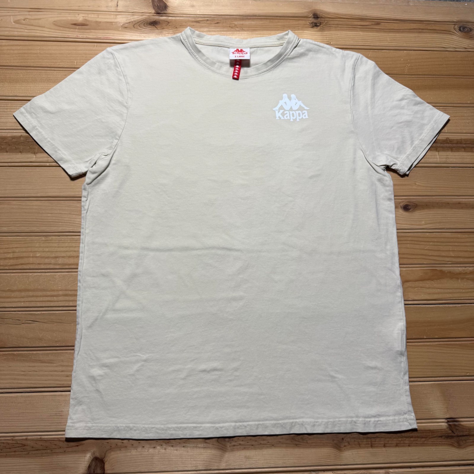 Kappa Big Logo Spellout Minimalist Streetwear Graphic Short Sleeve T-Shirt – XL
