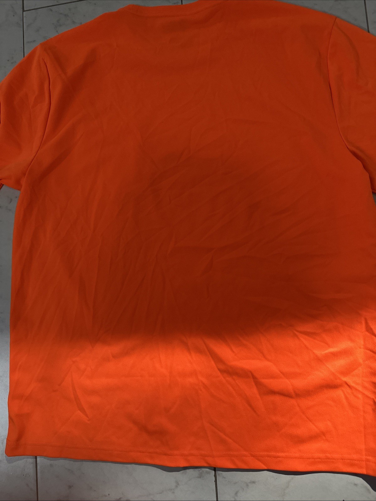 Dickies Performance Long Sleeve Pullover Shirt w/ Pocket Orange Mens XL BNWOT