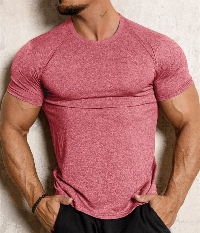 New Tight sport T-shirt quick drying fitness sportswear short sleeve tops runnin