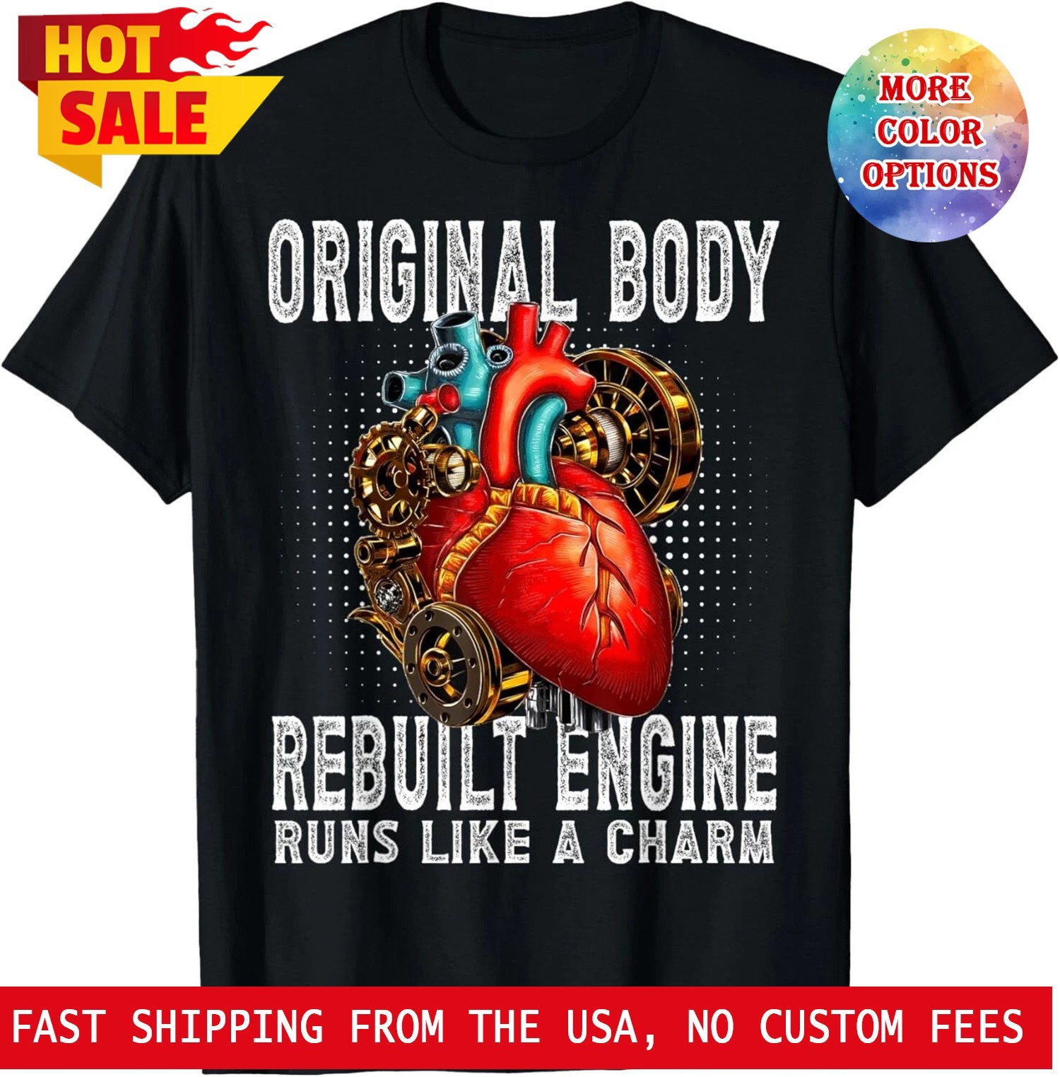 Funny Open Heart Surgery Recovery Survivor Men Women Gift Unisex T-Shirt