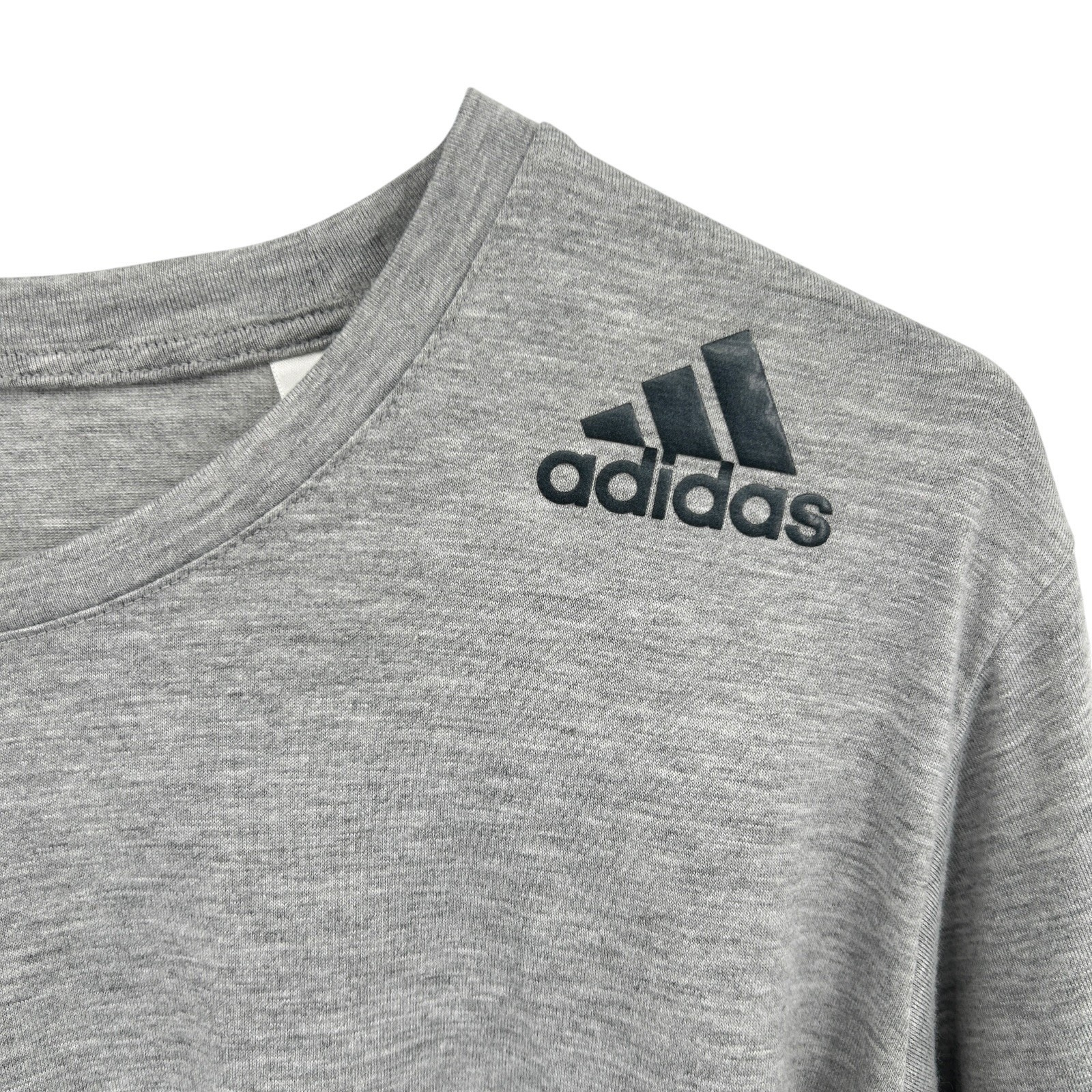 Adidas Freelift Long Sleeve Shirt M Gray Climalite Stretch Workout Athleisure