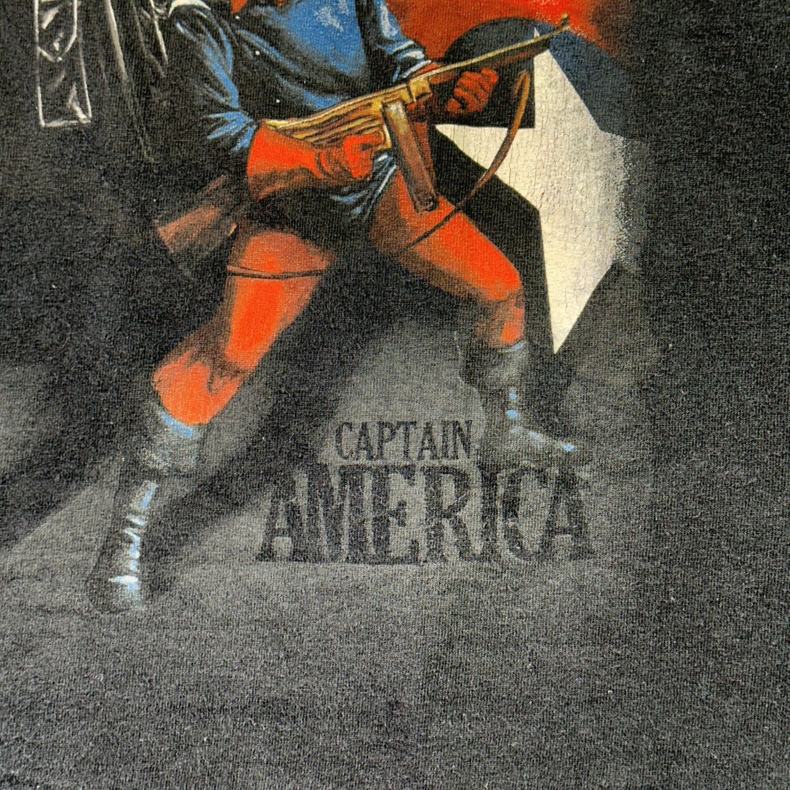 Marvel Mad Engine Captain America Vol 5 #600 T-Shirt Large Black Graphic 2009